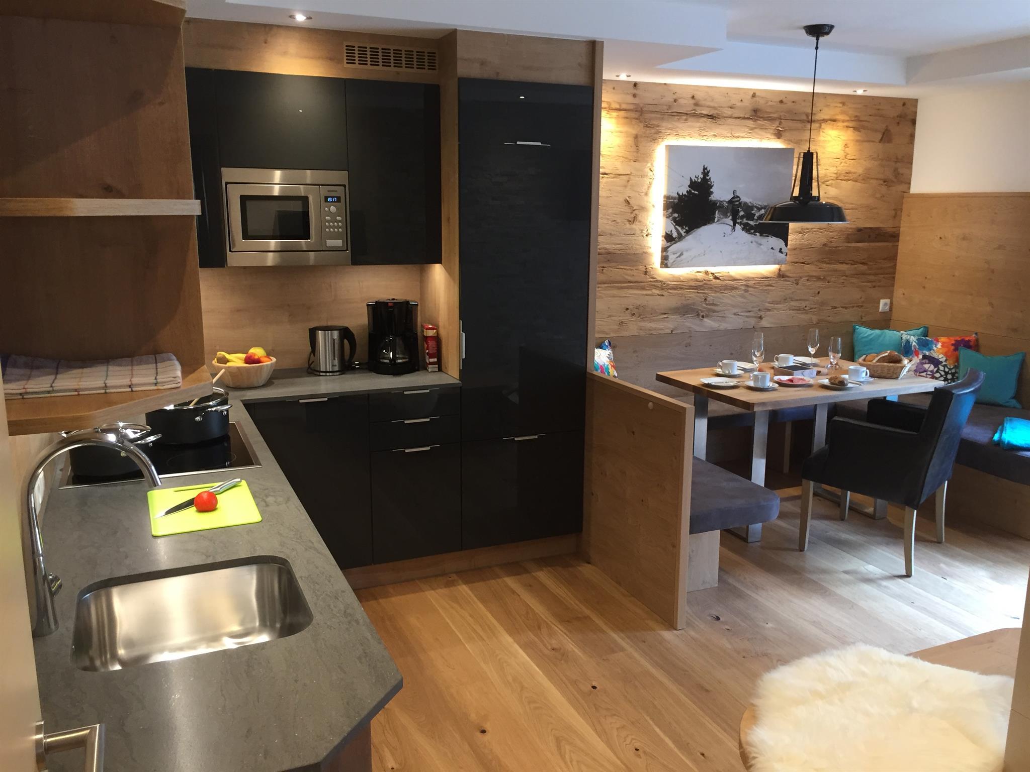 feratel-Appartements Schweiberer - Exclusive Wohnküche im Appartement Hochfügen