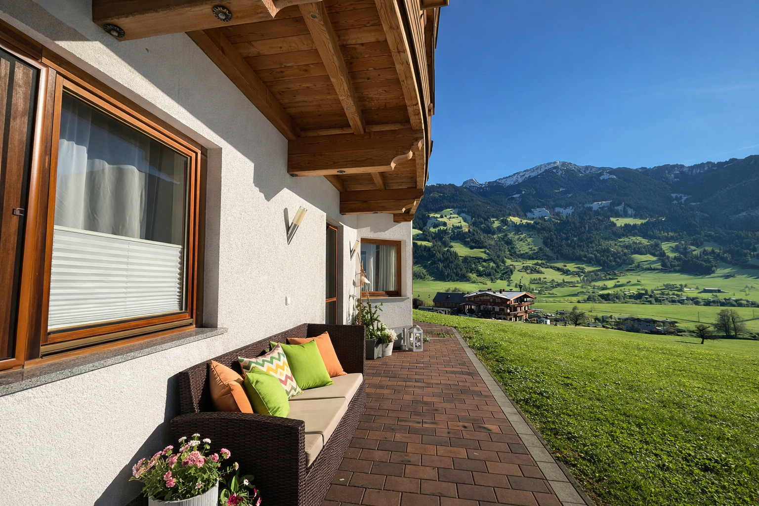 feratel-Ferienwohnung Marina - Terrasse mit Panoramaussicht