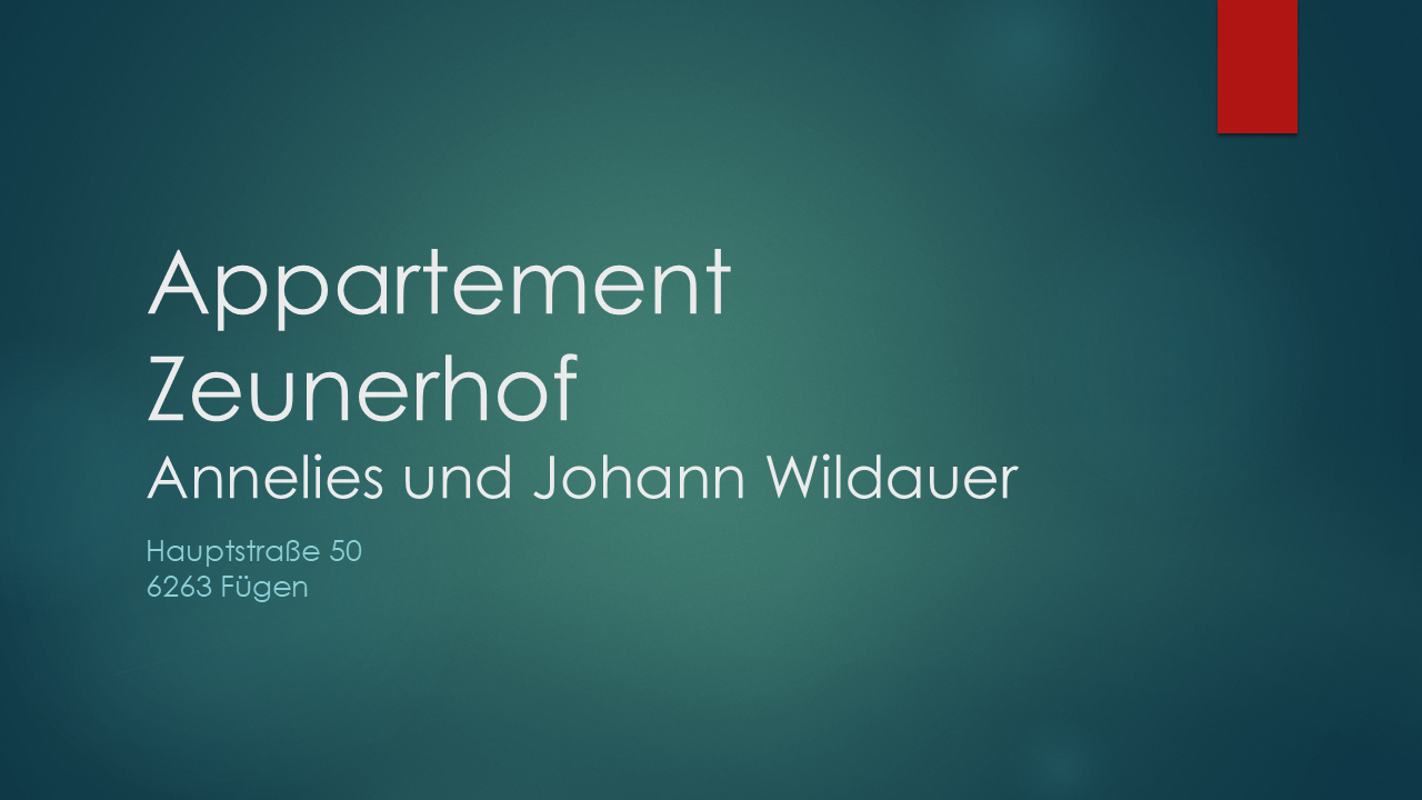 feratel-Appartement Zeunerhof - Logo für Self-CheckIn QR Code Apppartement Zeunerh