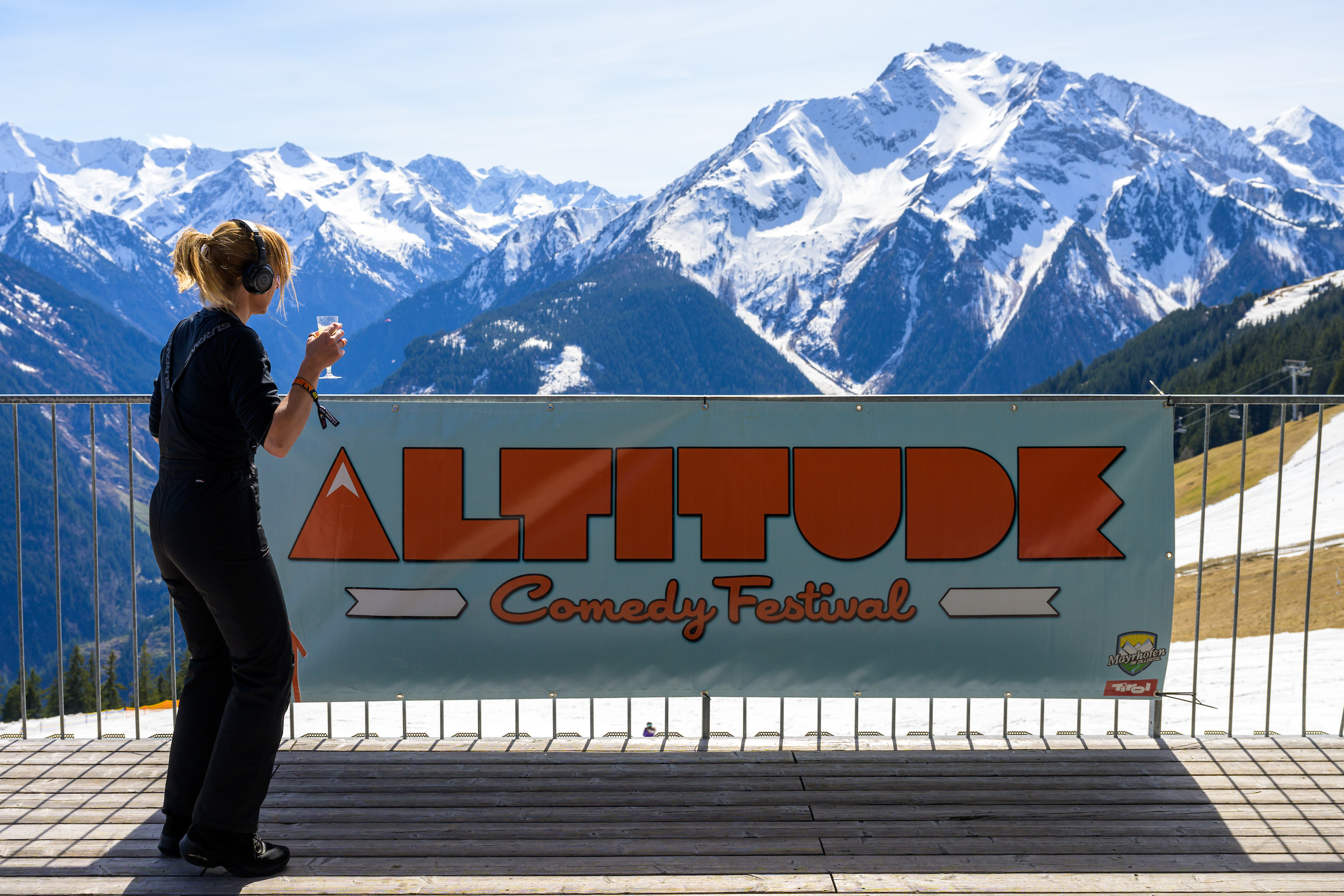 Altitude Comedy Festival Ausblick am Berg