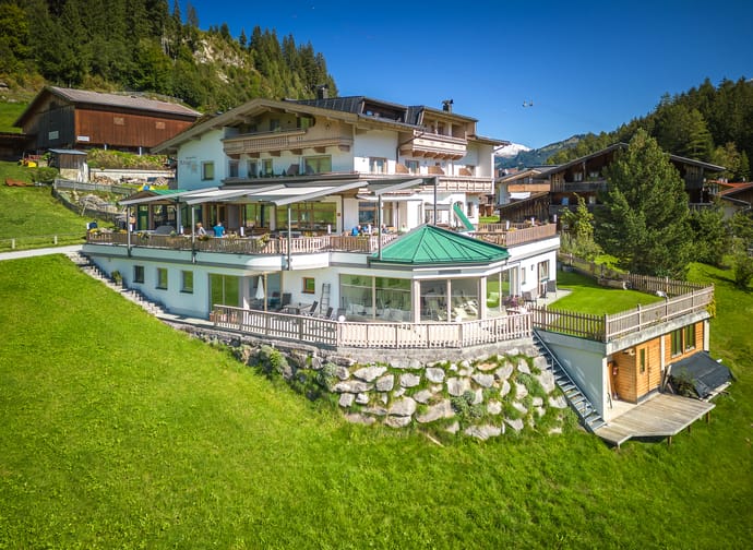 mys-Alpengasthof Astegg 1170m - Penken-Hausansicht