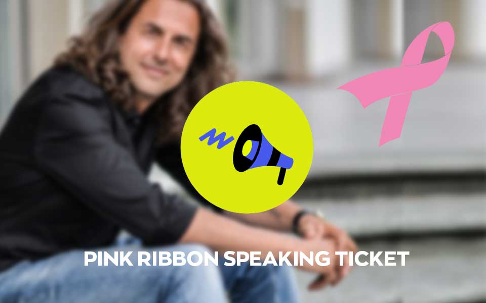 mys-Pink Ribbon Speaking Ticket - WAO! Festival-Pink Ribbon Ticket