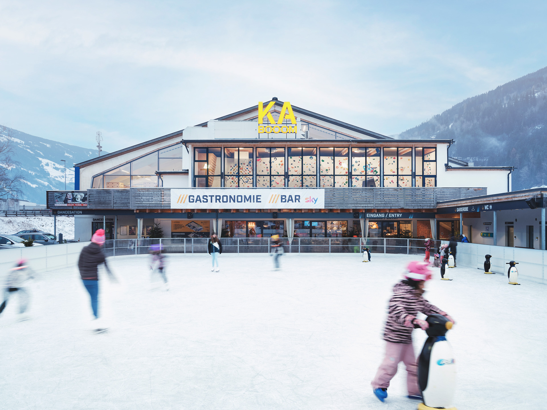 Eislaufplatz Kabooom Kaltenbach - Tag