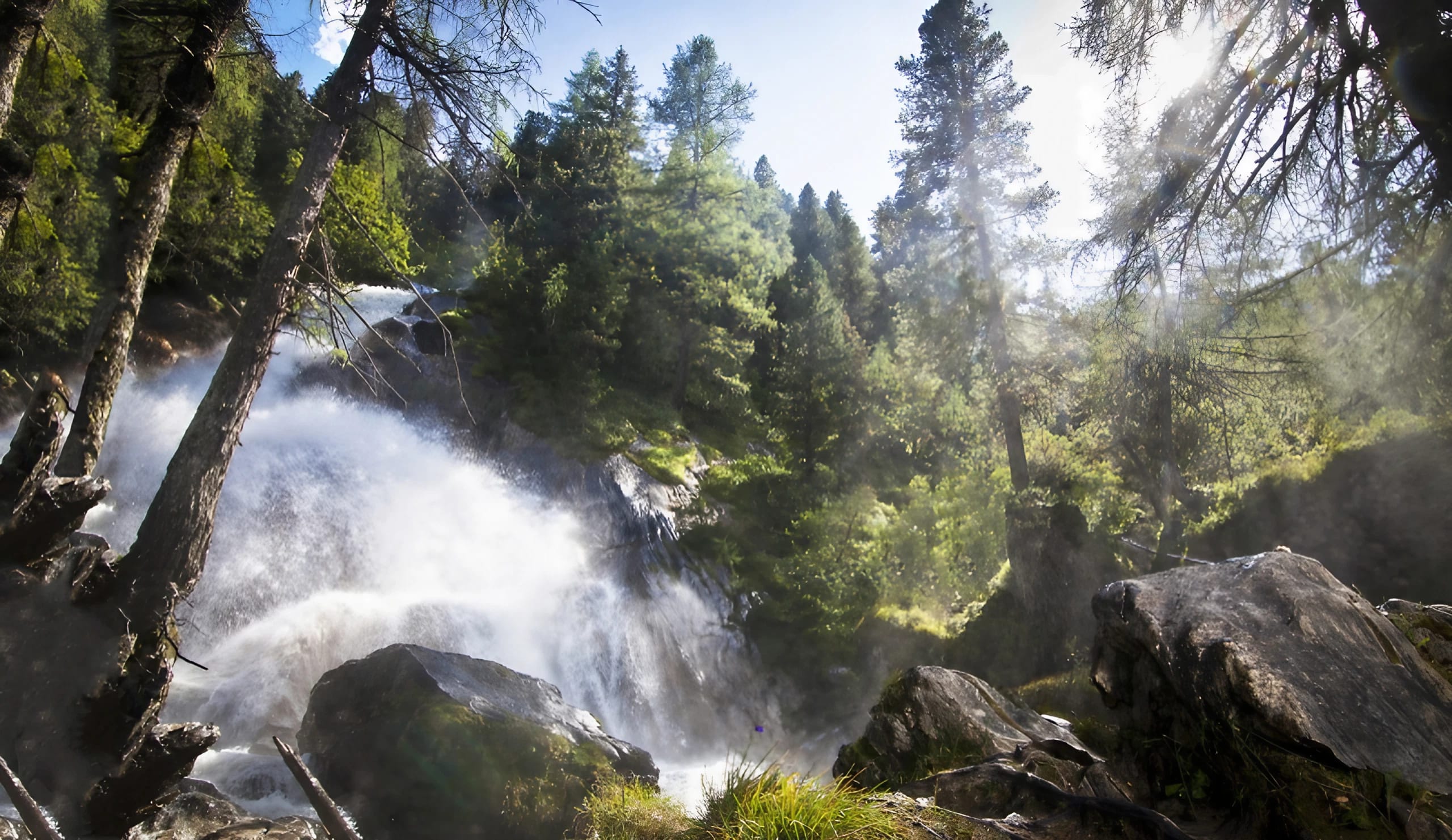 mys-Unterwegs am Wasserfallweg in Tux-Der Kessefall in Hintertux