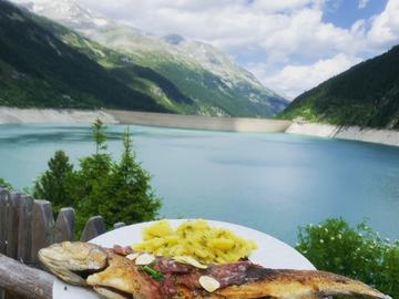 mys-Fischerhütte 1.800m - Schlegeisspeicher-Forelle Tiroler