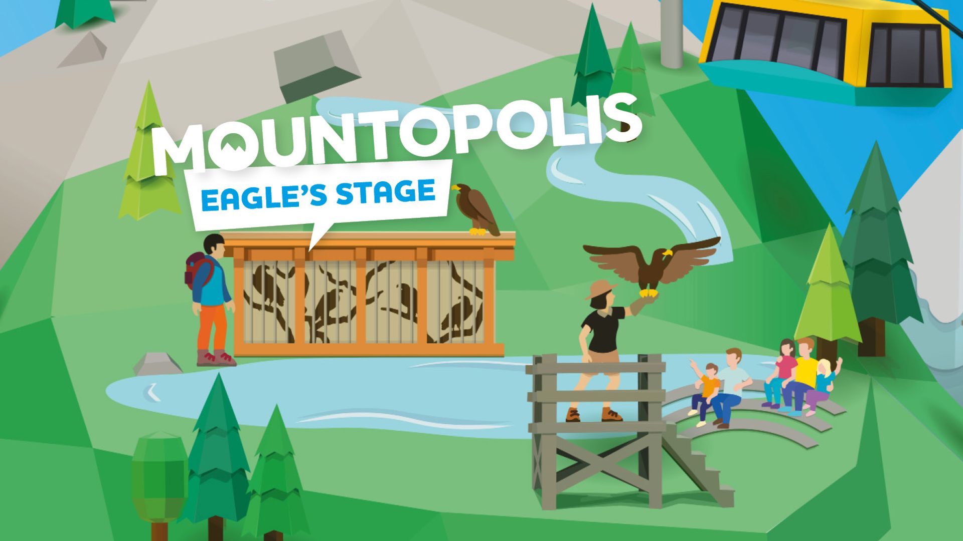 Graphic for the Eagle's Stage Ahorn in summer