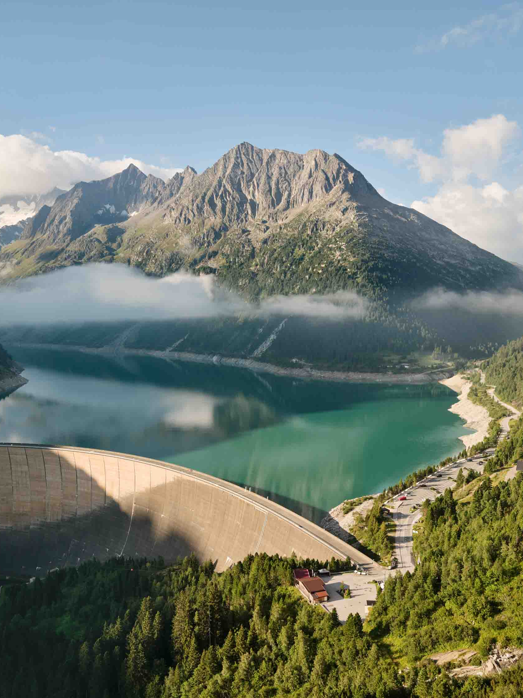 mys-SUMMER RADIO TIROL-Schlegeis Staumauer und Stausee