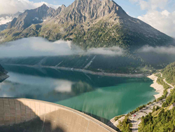 mys-SOMMERFRISCHE RADIO TIROL-Schlegeis Staumauer und Stausee
