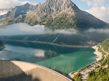 mys-SOMMERFRISCHE RADIO TIROL-Schlegeis Staumauer und Stausee