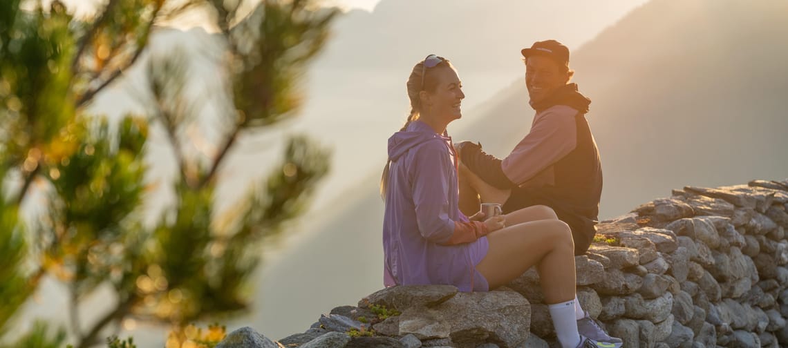 Sonnenaufgang am Ahorn in Mayrhofen
