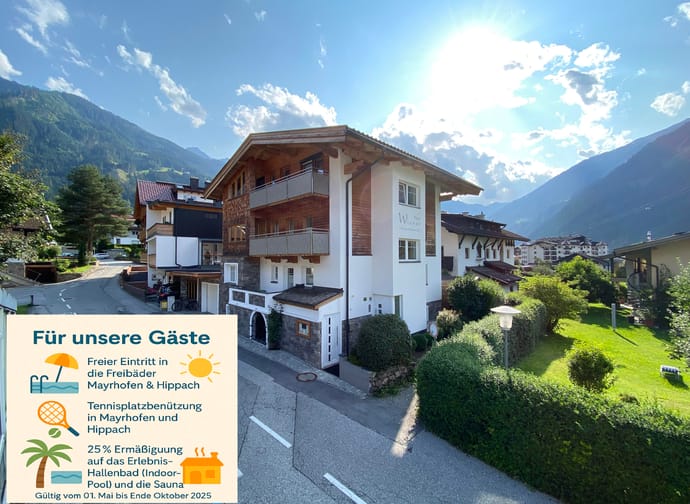 feratel-Haus Wierer - Aussenansicht 3 mit schwimmbad info