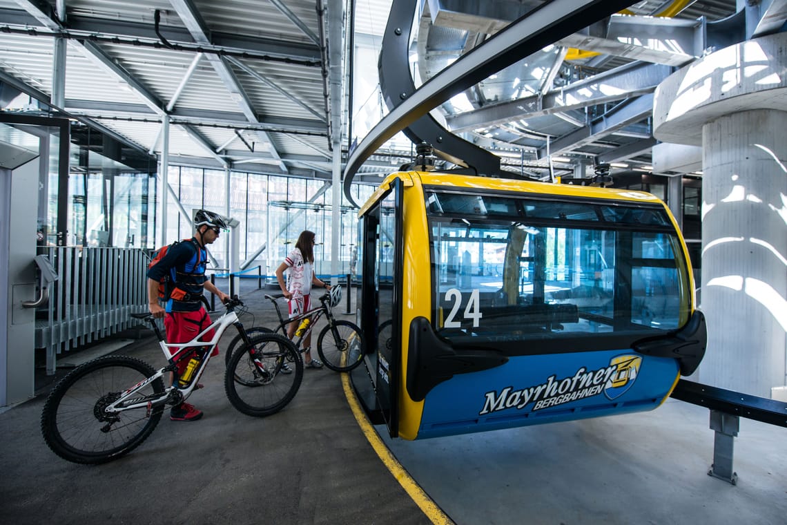 Biketransport with the Zillertal cable cars