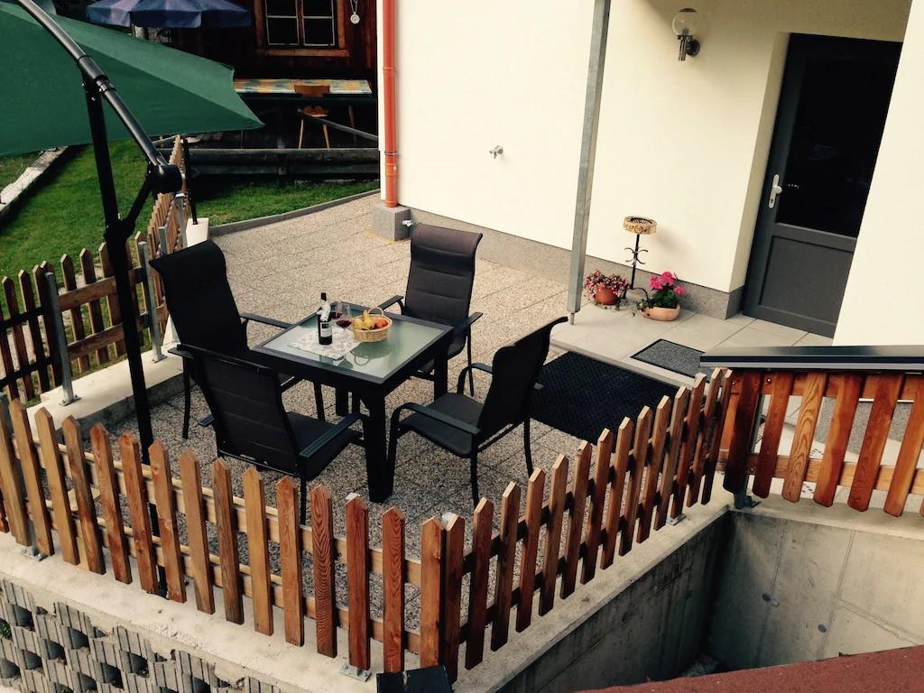 feratel-Sitzmöglichkeit im Freien - Apart Grünhaus