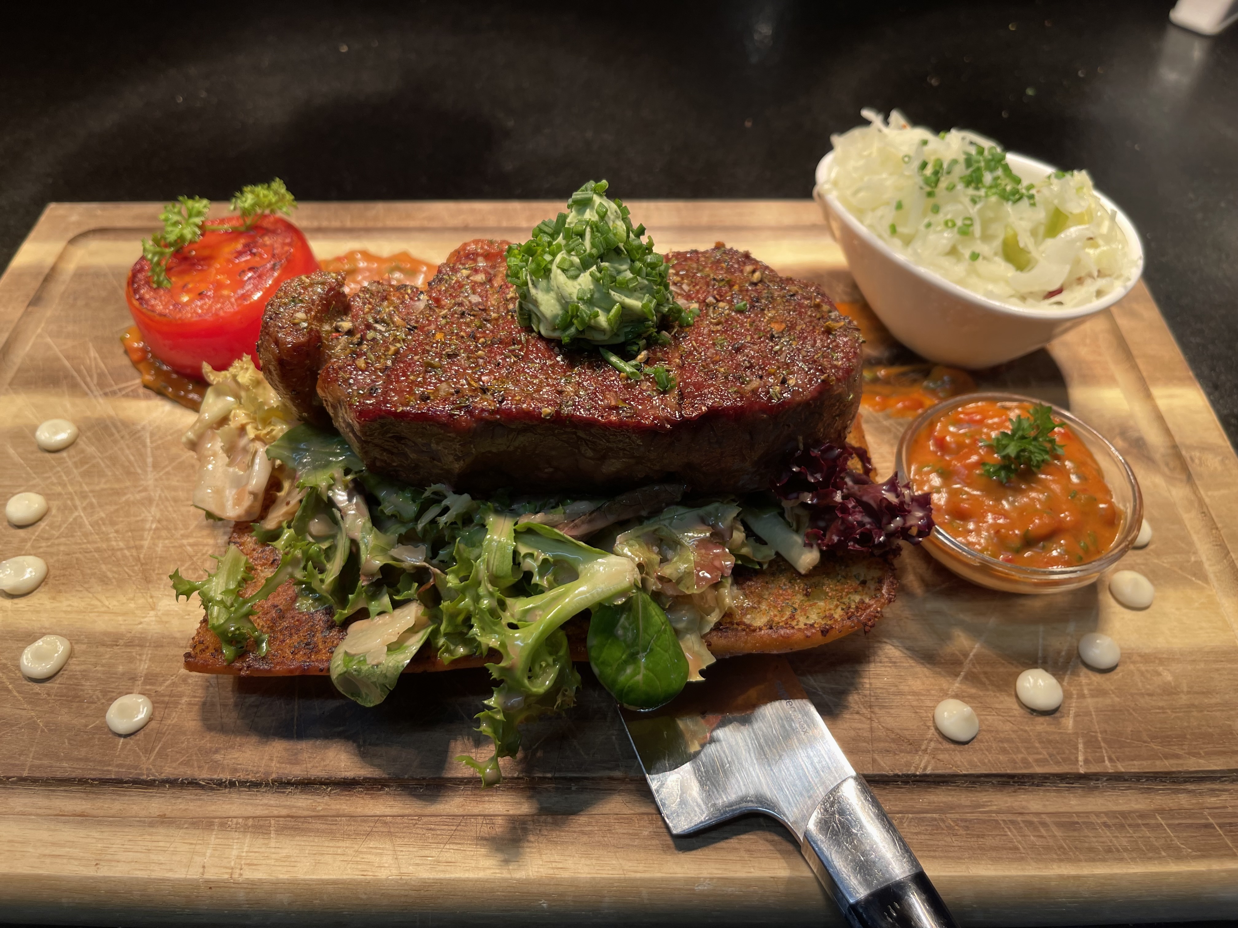 mys-Zweiender - Food an(d) Golf-Steaksandwich