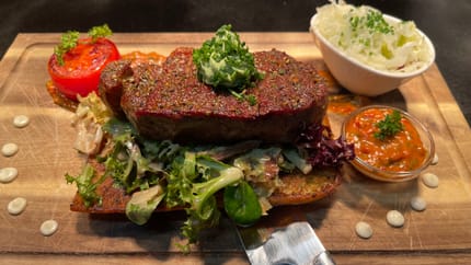 mys-Zweiender - Food an(d) Golf-Steaksandwich