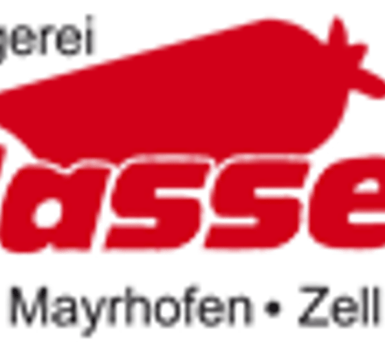 Gasser butchery logo with red text and black subtitle on a white background.