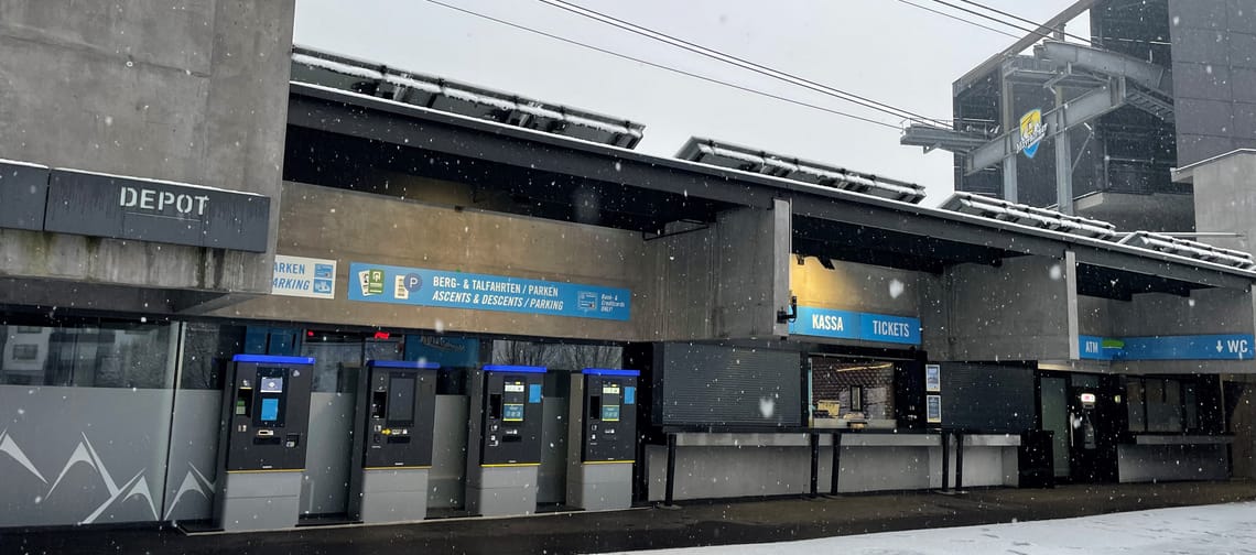 mys-Ticketautomat Ahornbahn-Ticketautomat Ahornbahn