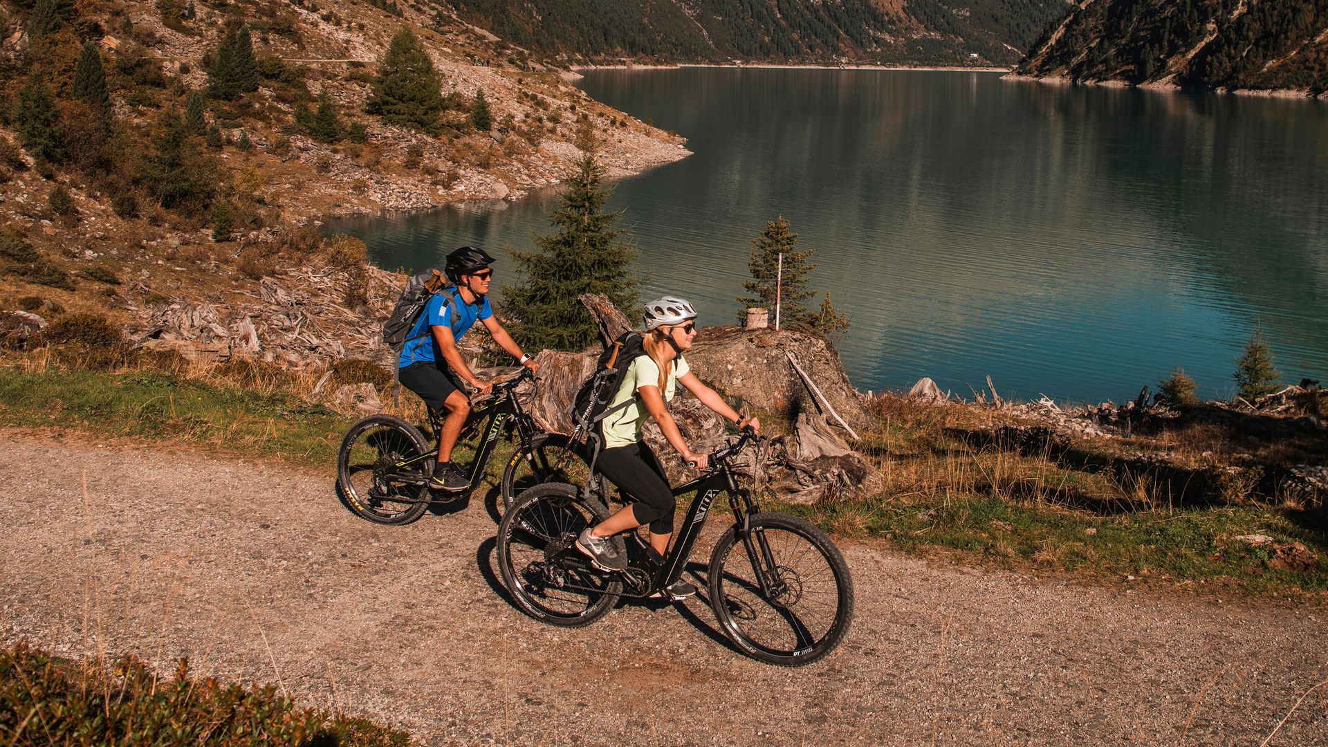 Bike tour at Schlegeisspeicher