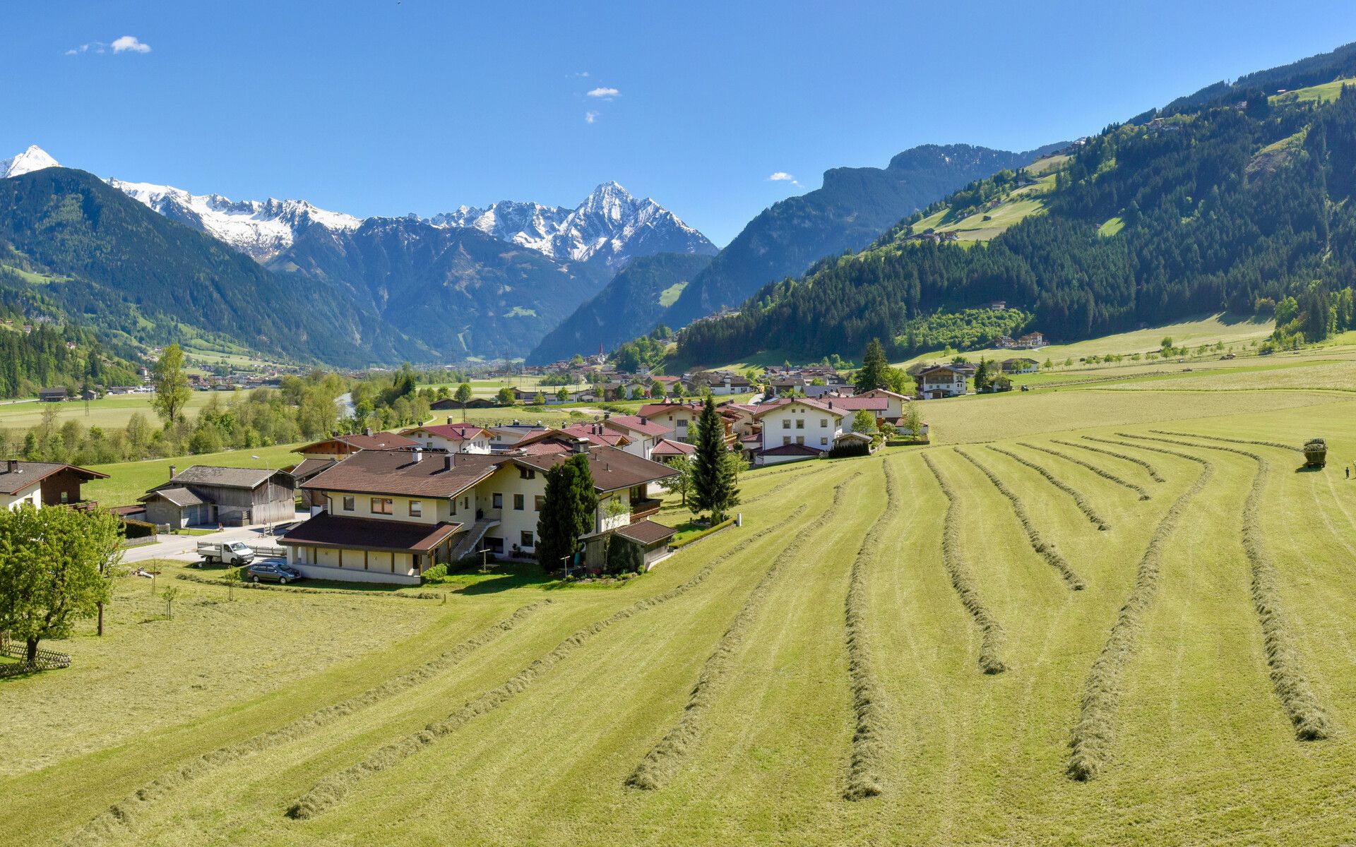 Unterkünfte im Ortsteil Laimach in der Ferienregion Mayrhofen-Hippach
