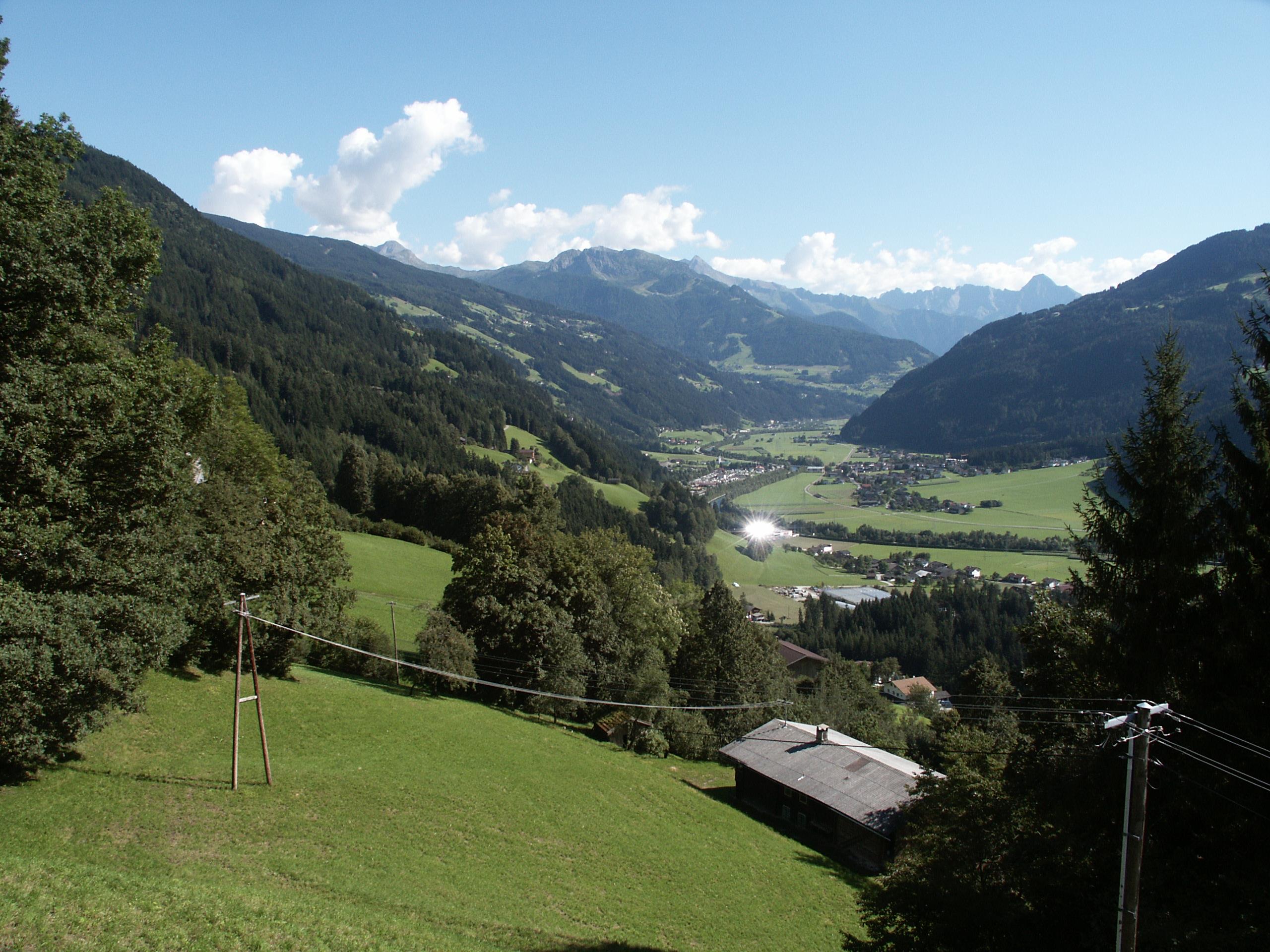 feratel-Haus Schwarzenberg - Ausblick vom Haus Schwarzenberg im Sommer