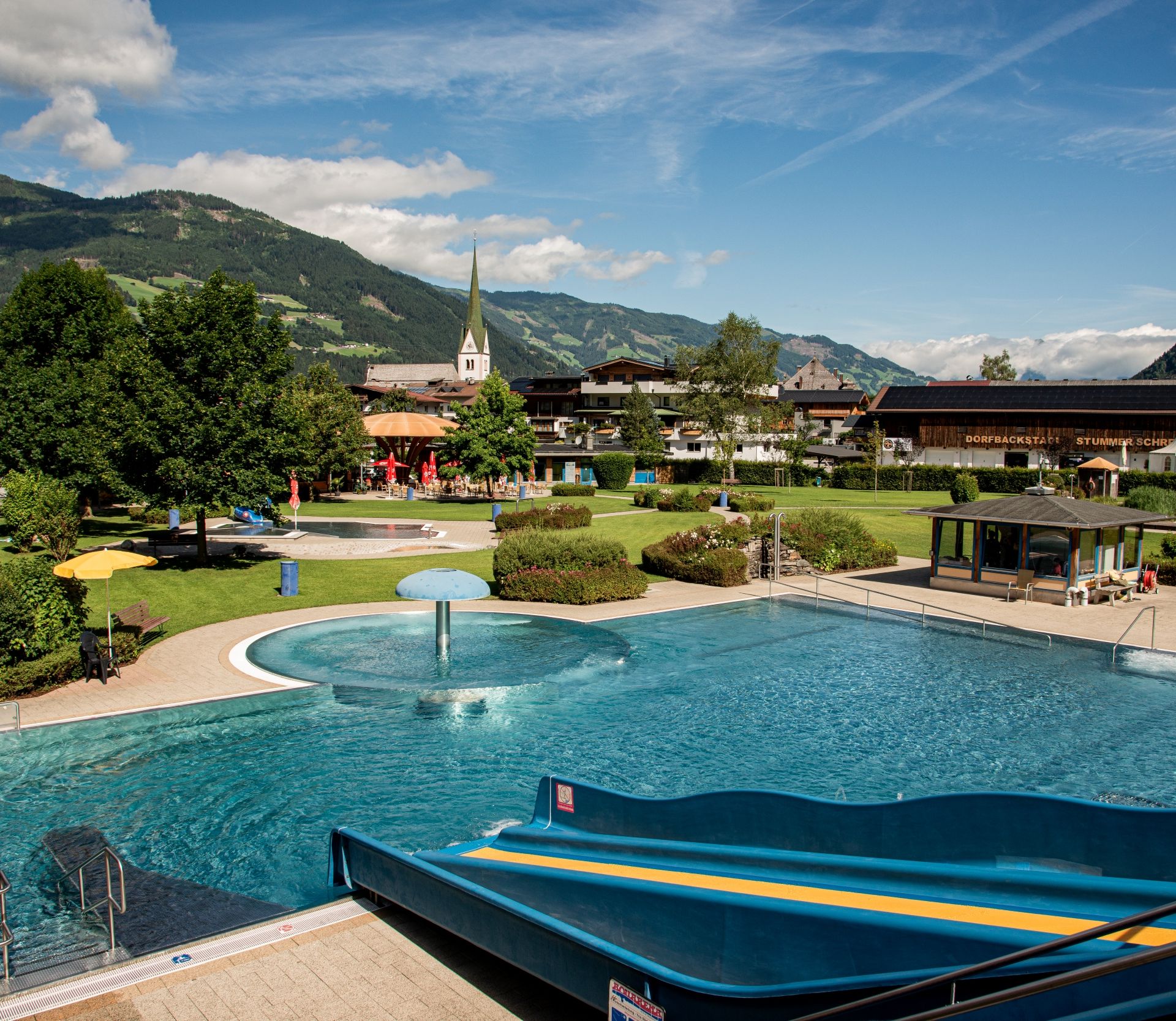 Baden und Wasseraction (Fügen-Kaltenbach) Header