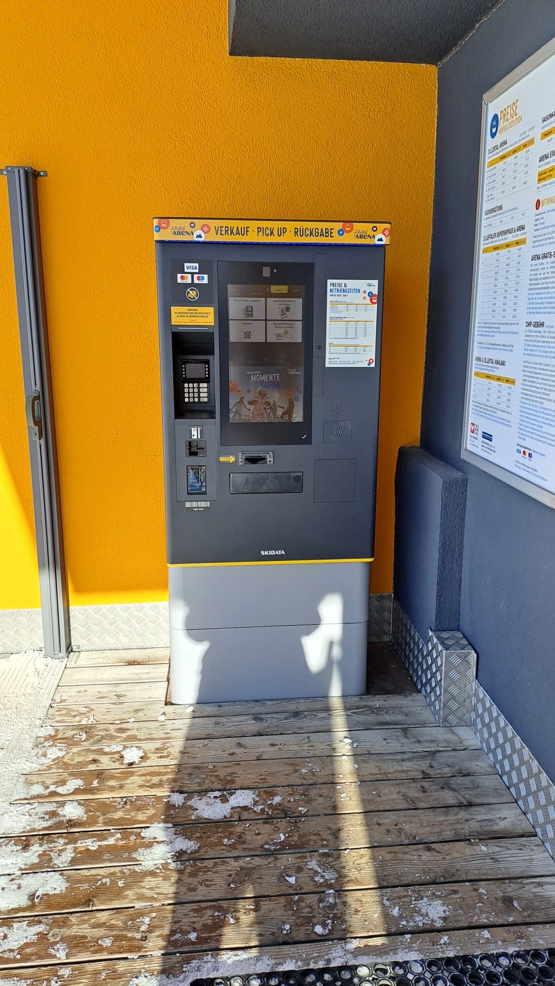 mys-Plattenalm Kassa-Ticketautomat Plattenalm