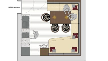 feratel-Gästehaus Alpengruss - Haus Alpengruß Mayrhofen - Grundriss Aufenthaltsr.