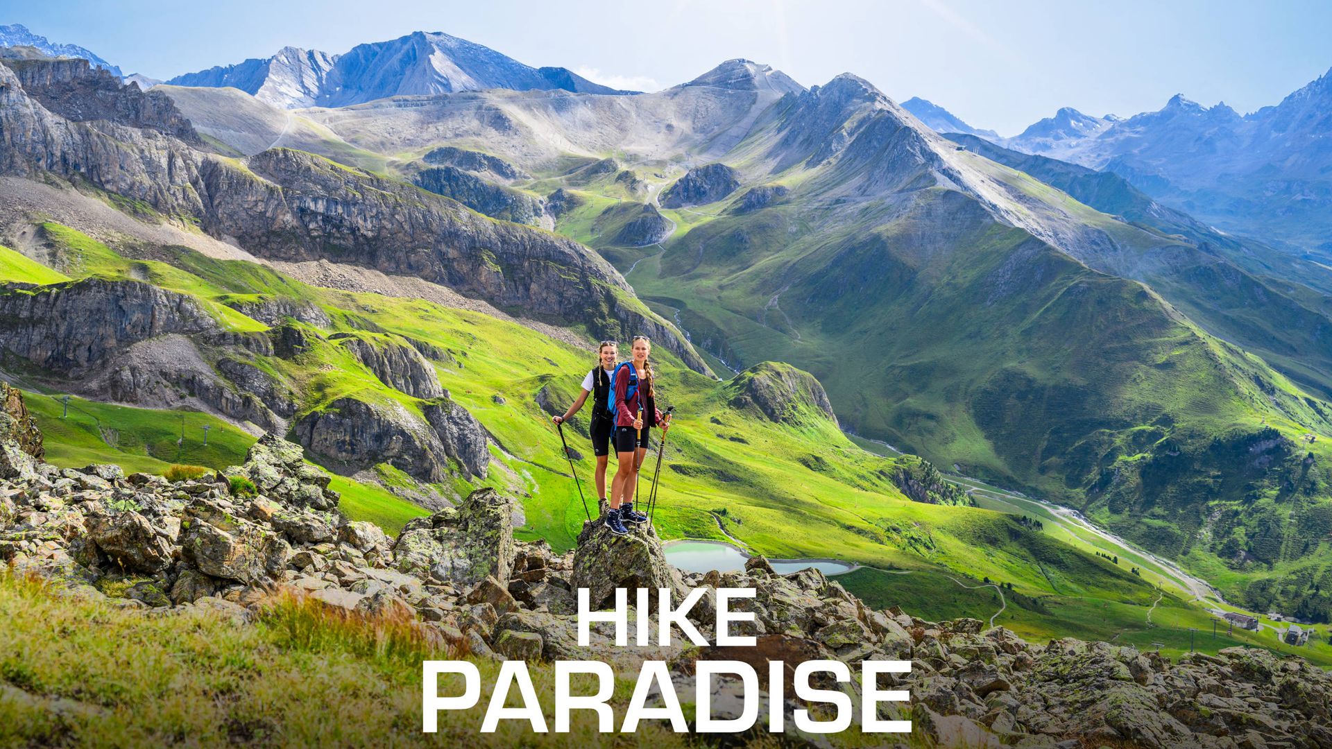 Hikers on the mountains