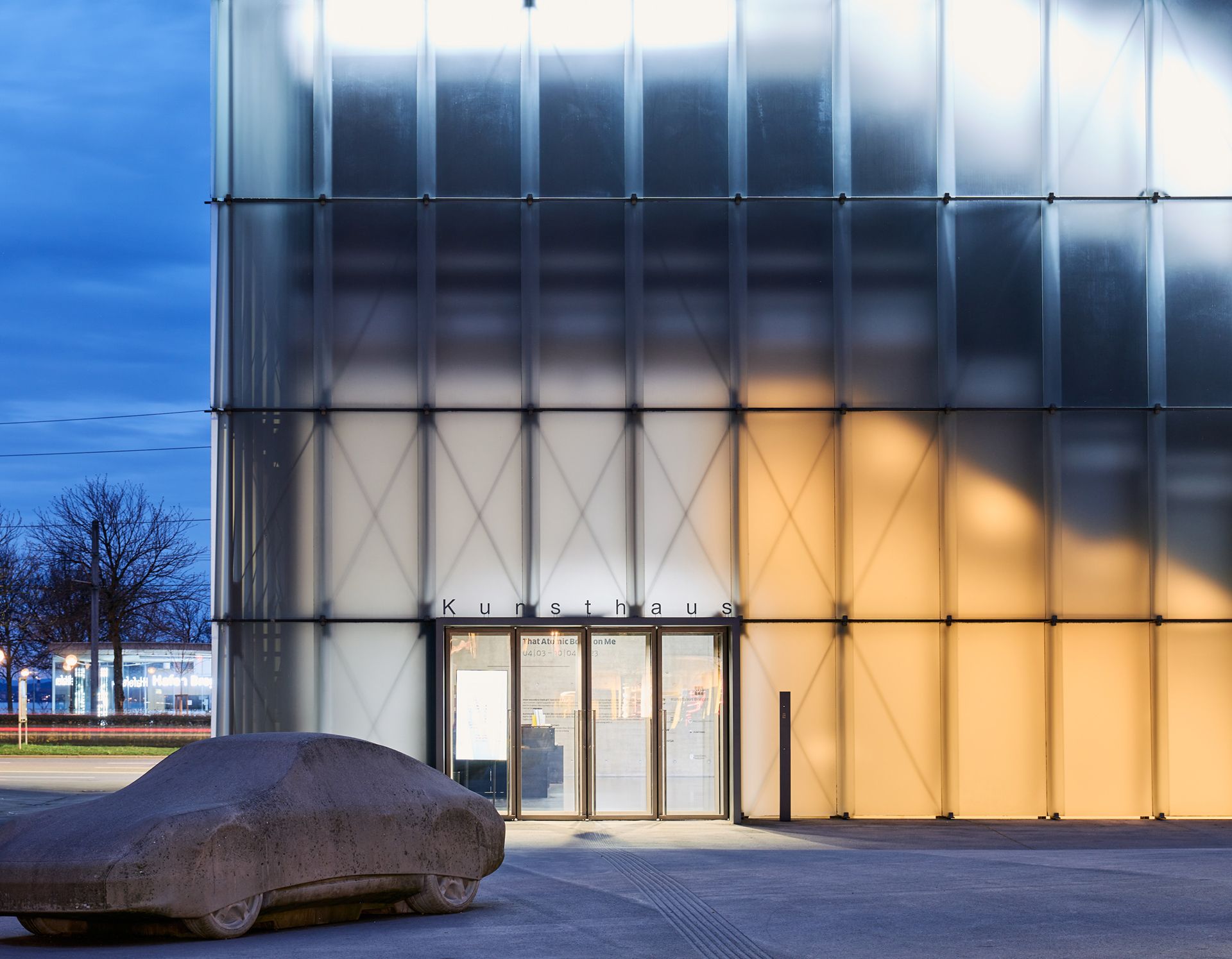 Facade of the Kunsthaus Bregenz