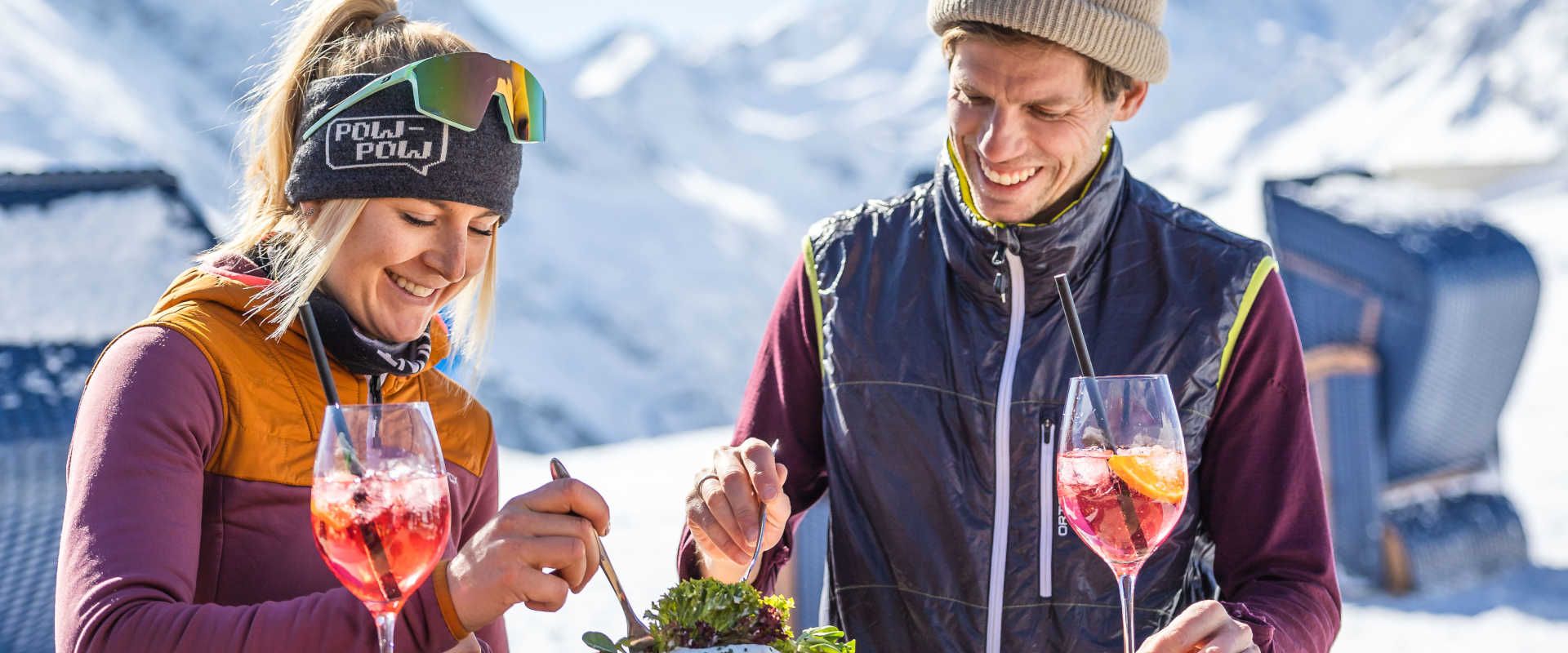 SKI plus CITY Pass Stubai Innsbruck_Kühtai hut rest