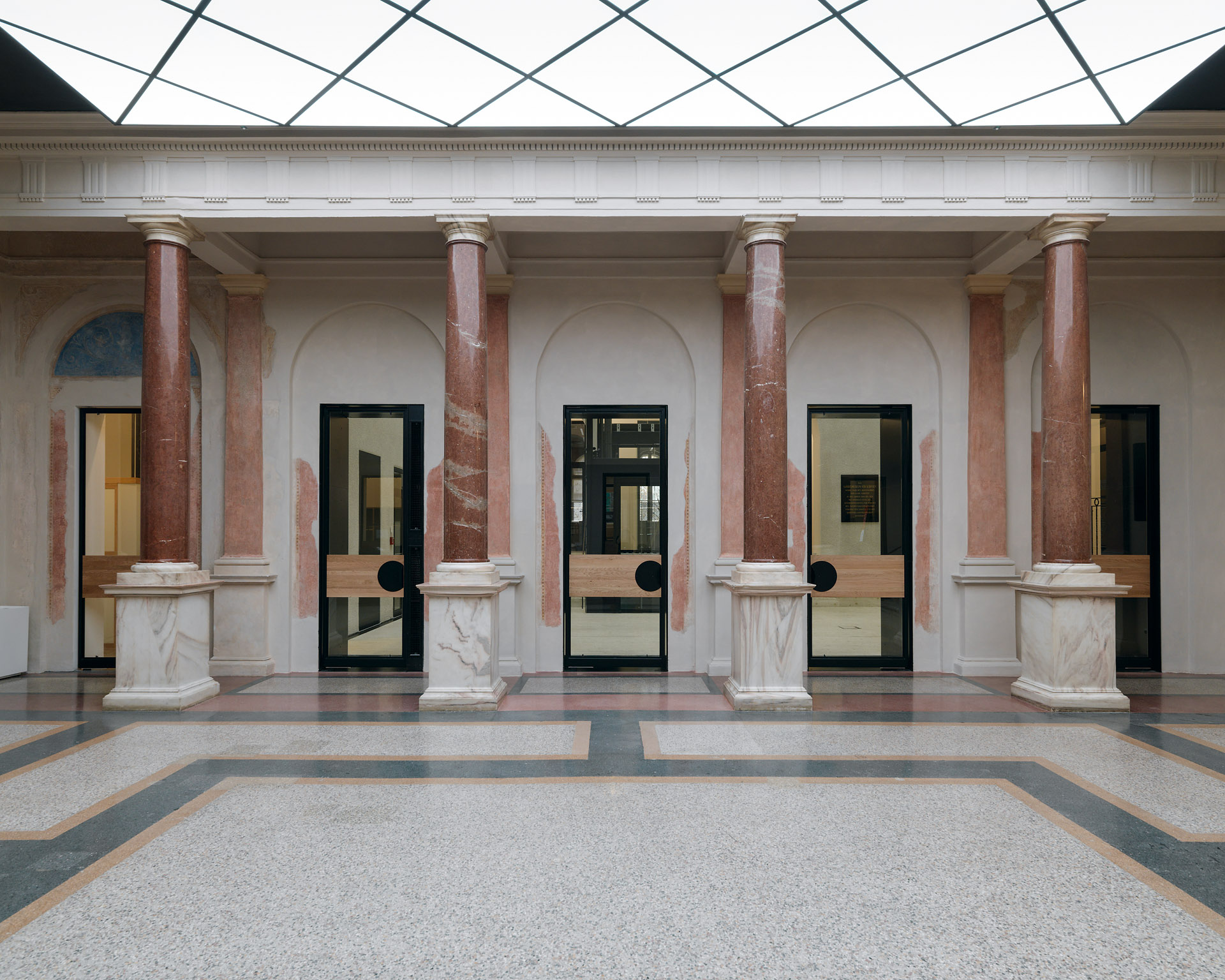 Columned hall