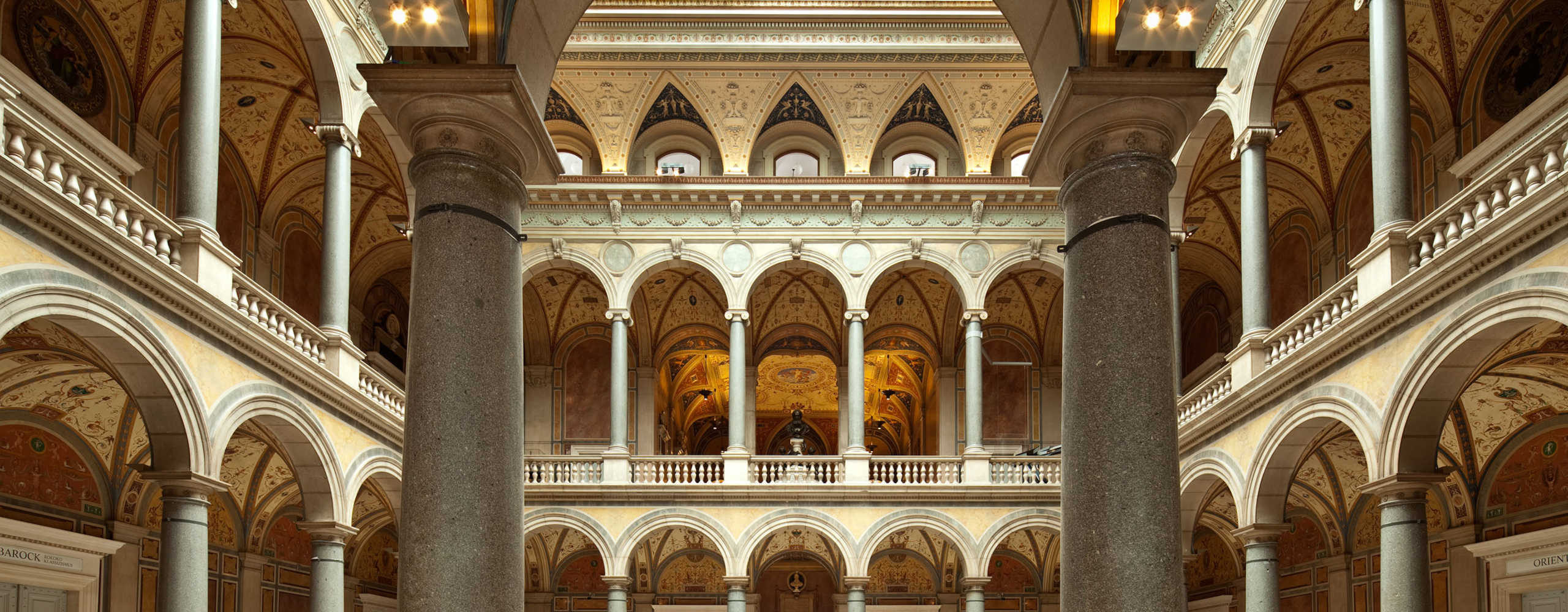 Columned hall