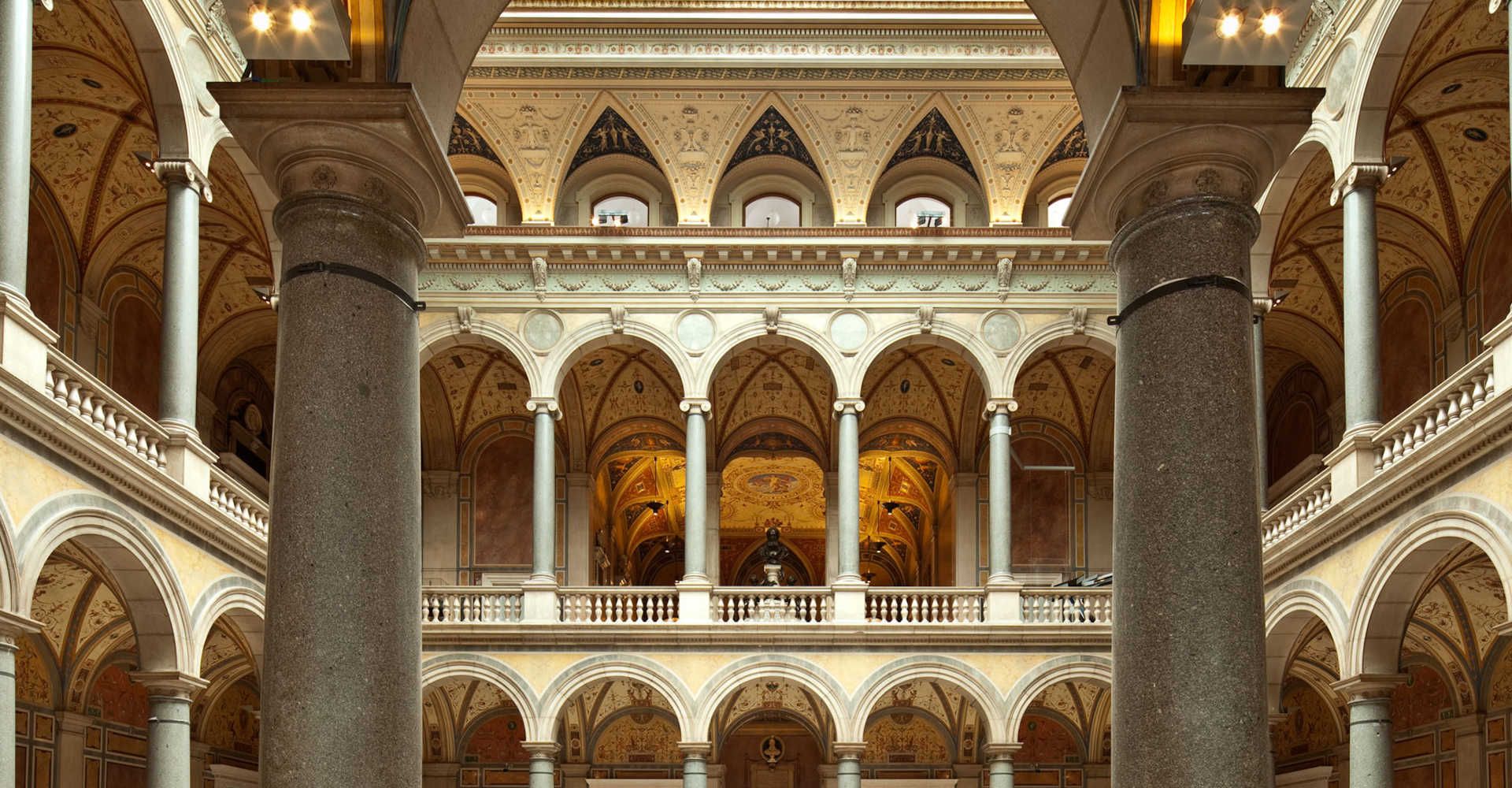 Columned hall