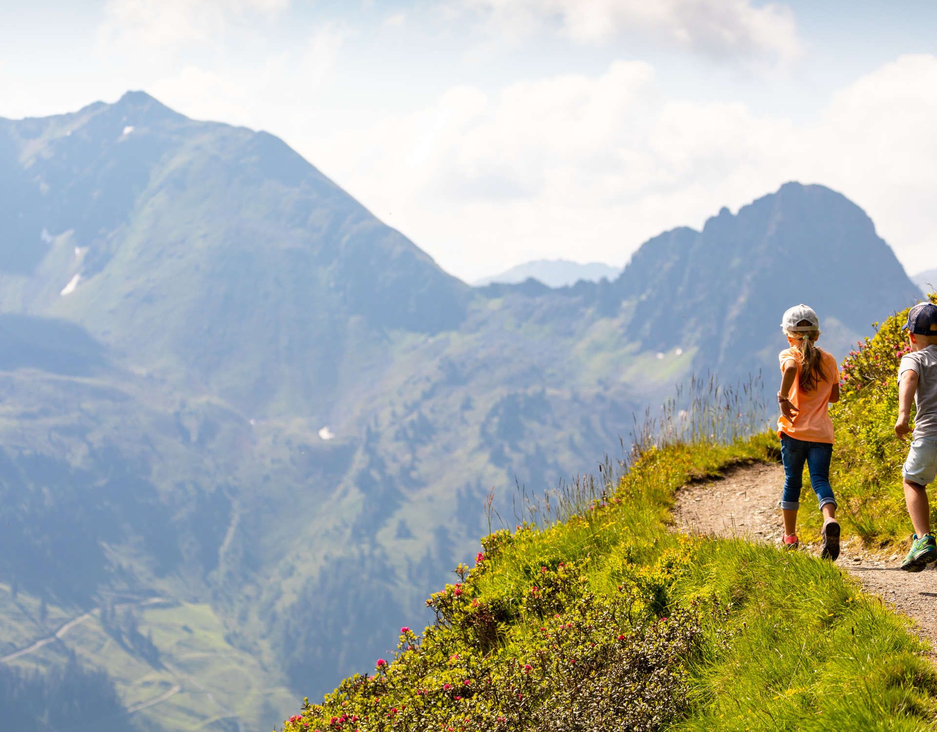 Familienwanderung am Wiedersbergerhorn
