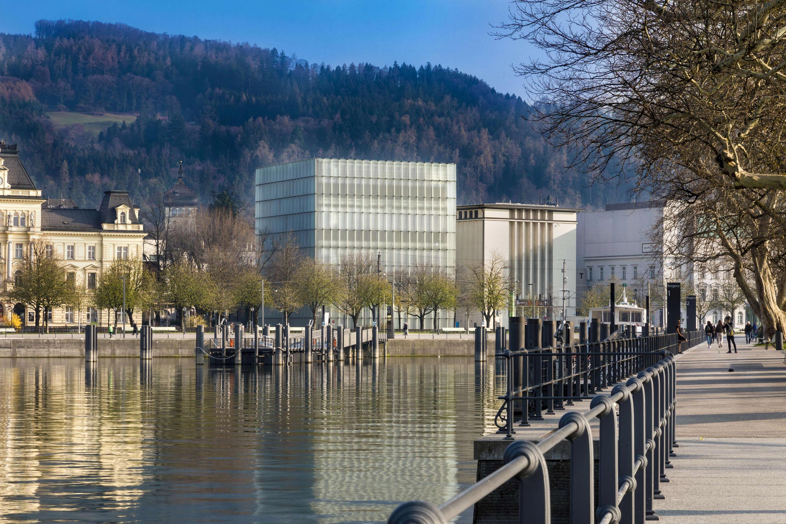 Exterior view of Kunsthaus Bregenz