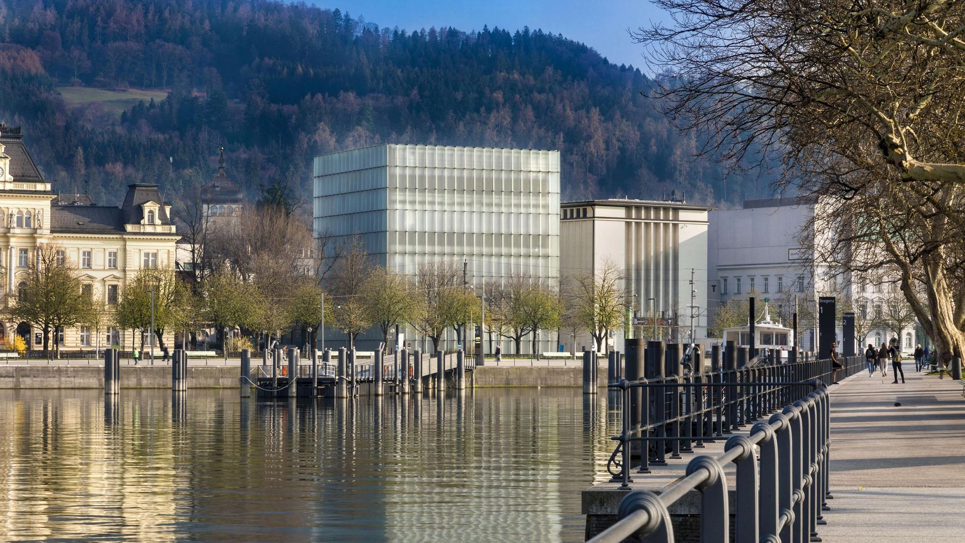 Exterior view of Kunsthaus Bregenz