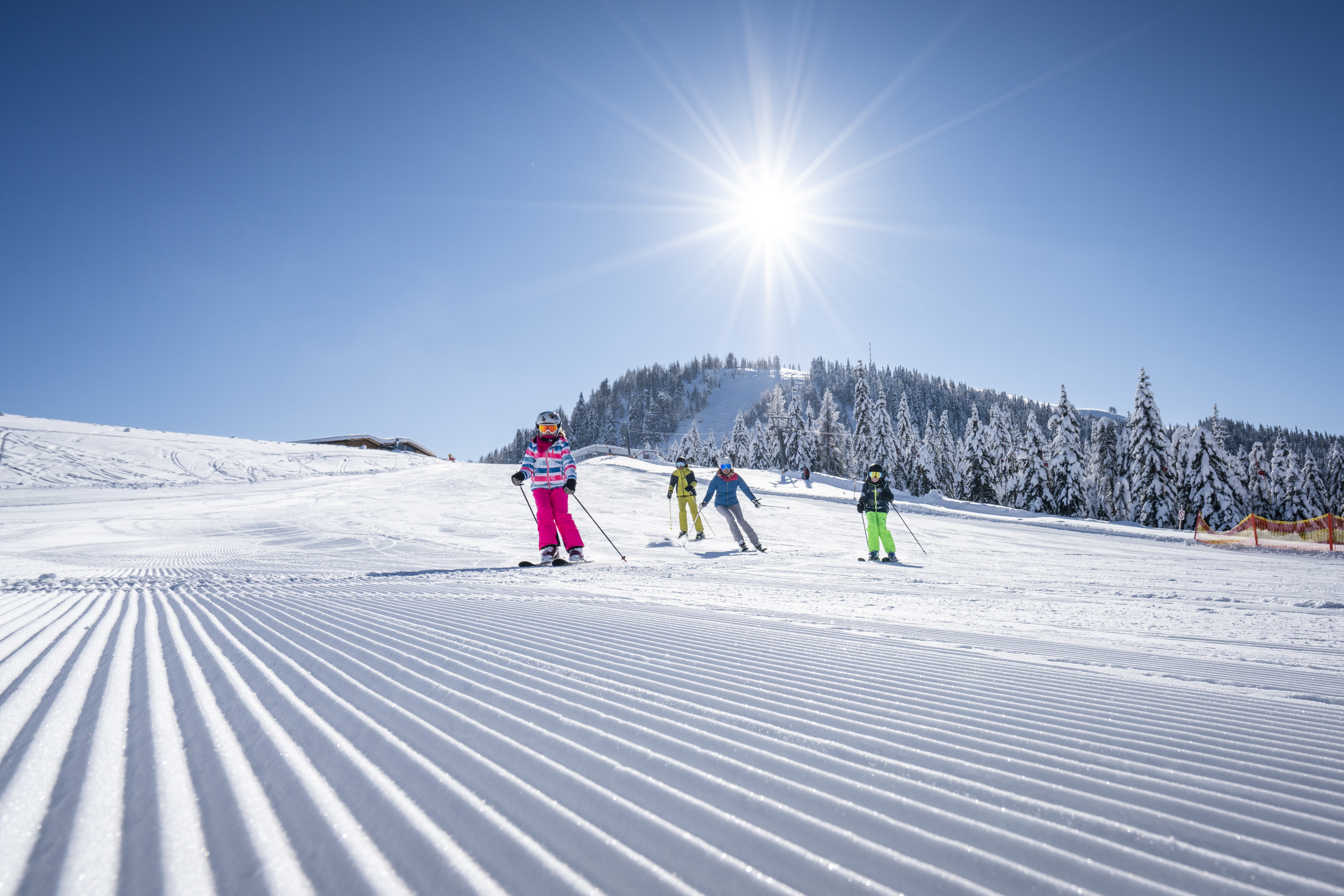 Skifahren am Sportberg Goldeck