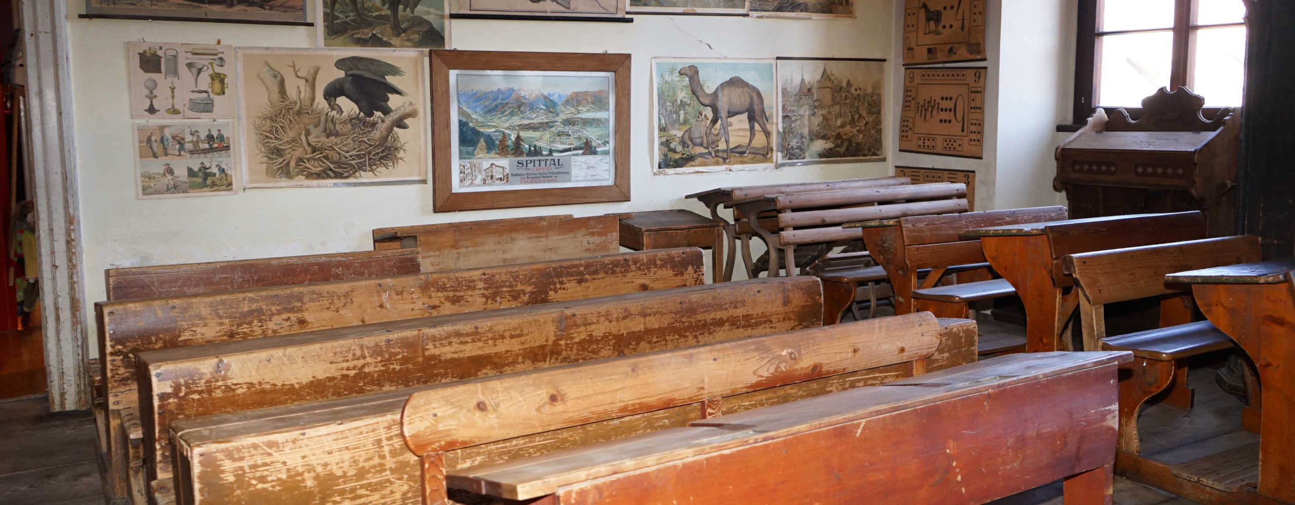Old school desk