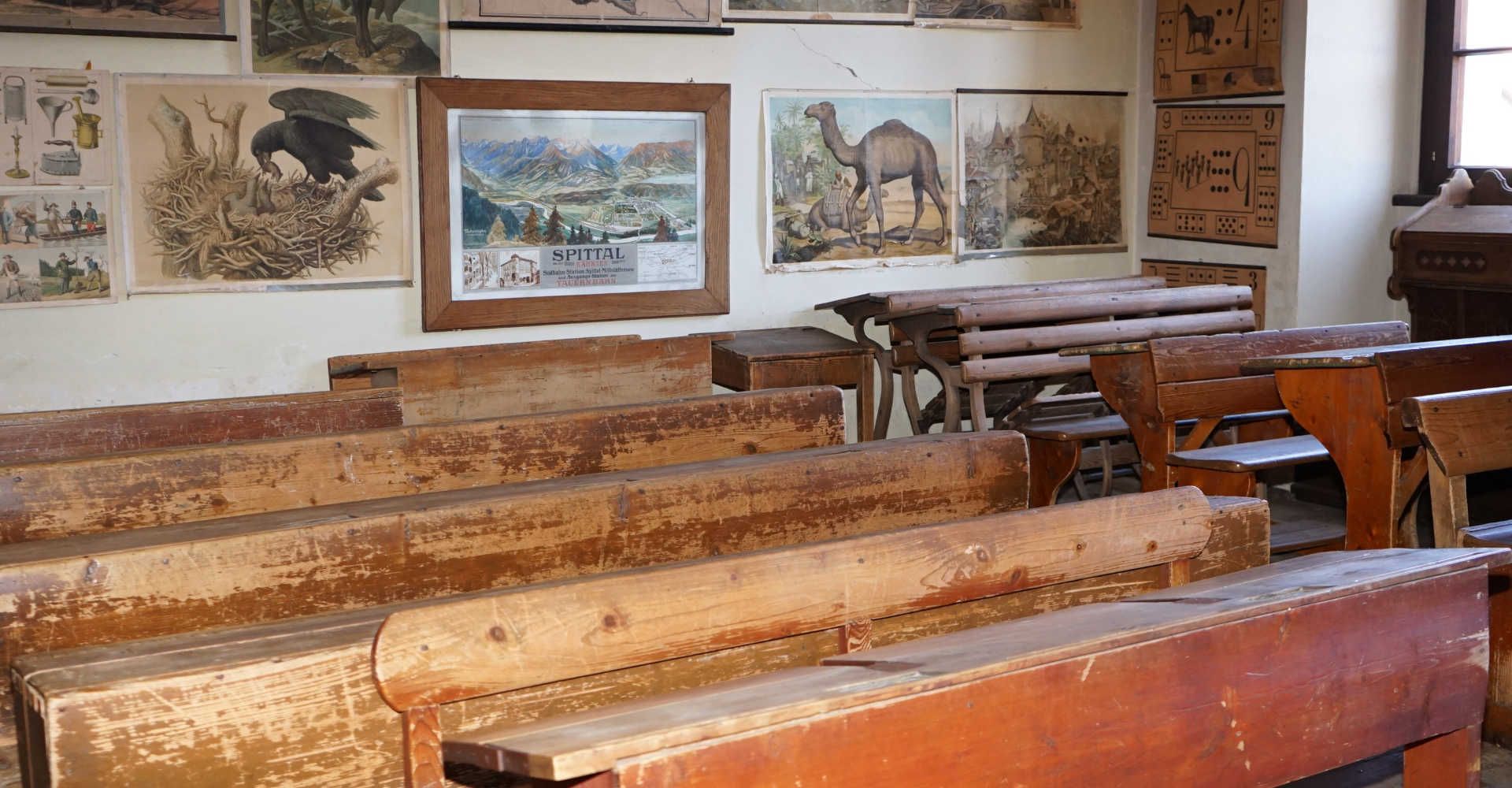 Old school desk