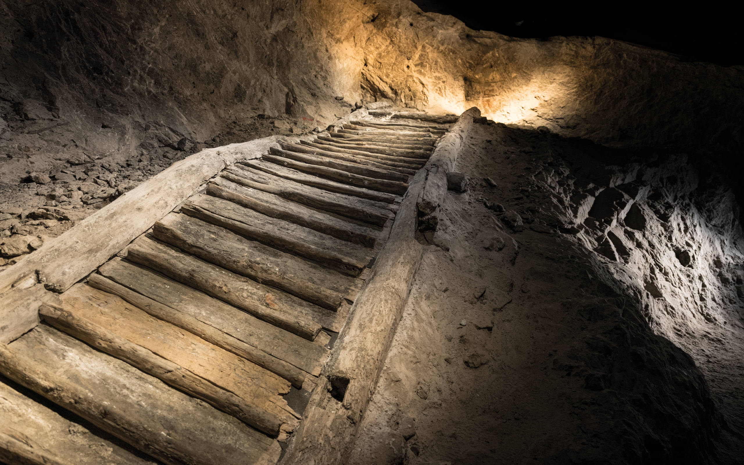 Staircase in the mine