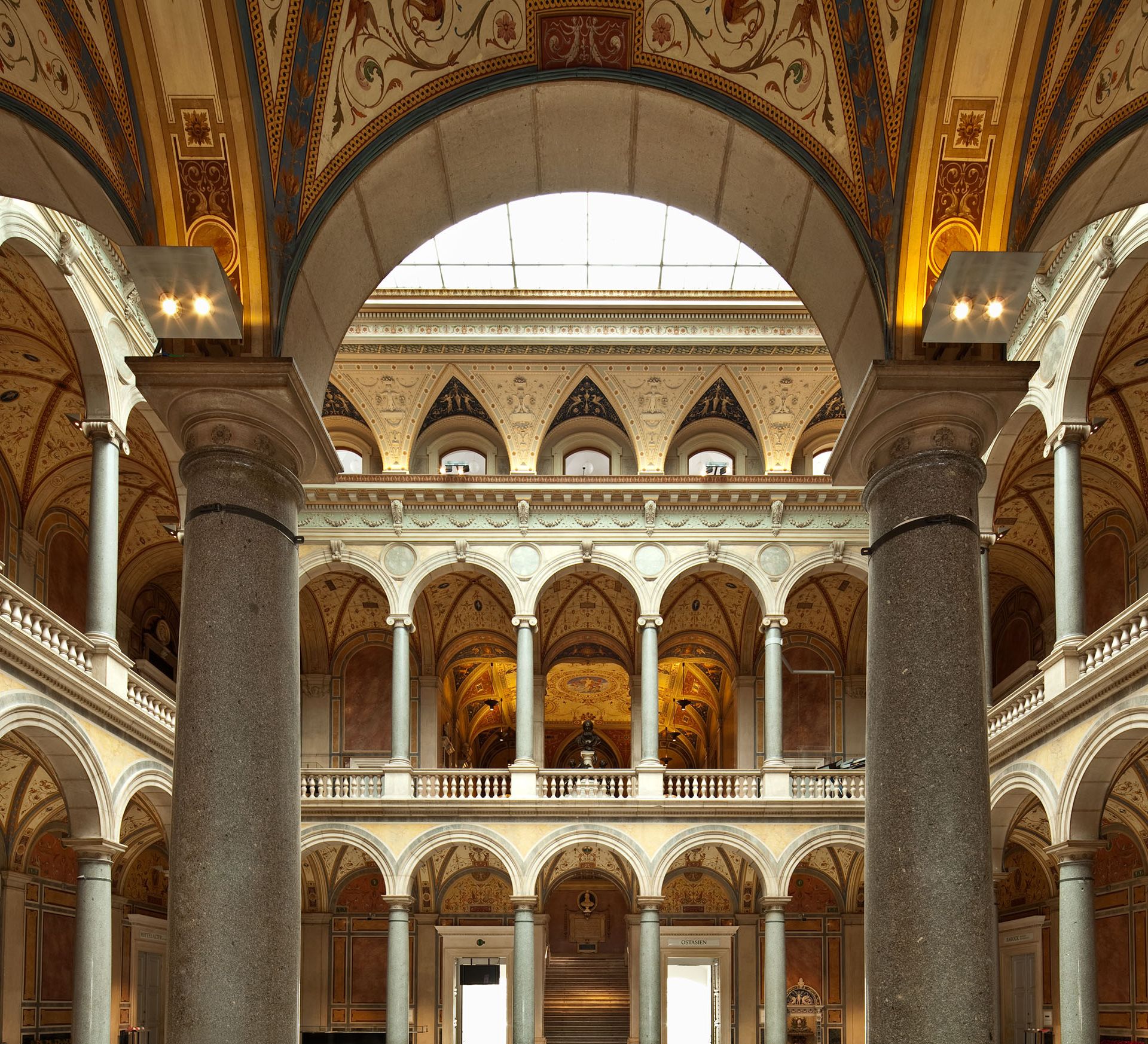 Columned hall