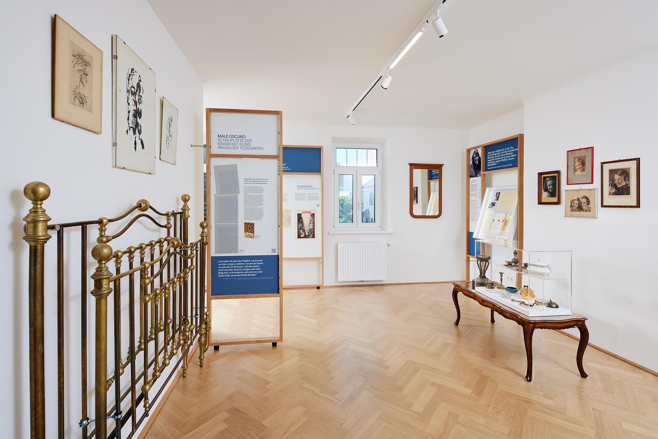 Außstellungsraum im Ingeborg Bachmann Haus