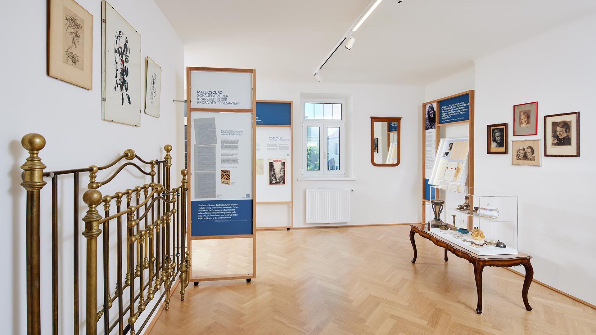 Außstellungsraum im Ingeborg Bachmann Haus