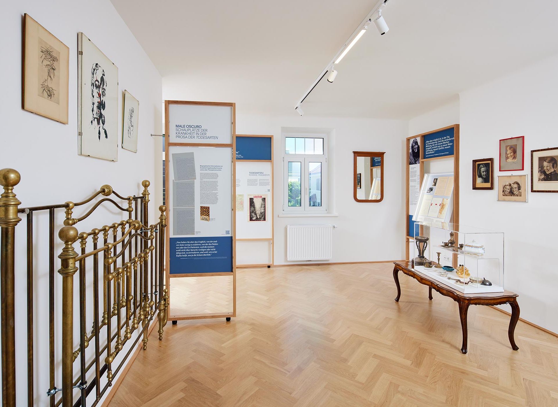 Außstellungsraum im Ingeborg Bachmann Haus