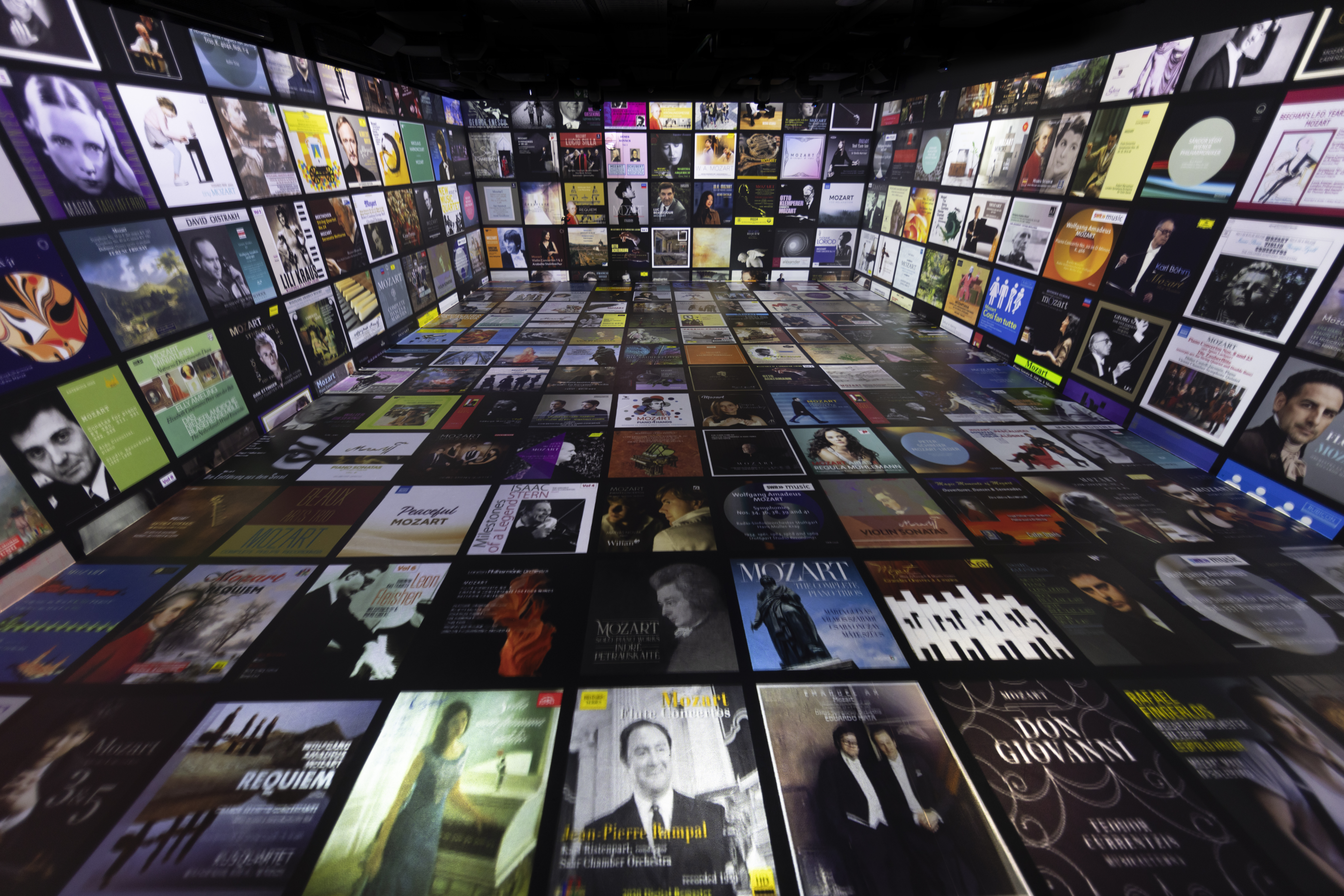 Mozart Forever exhibition space