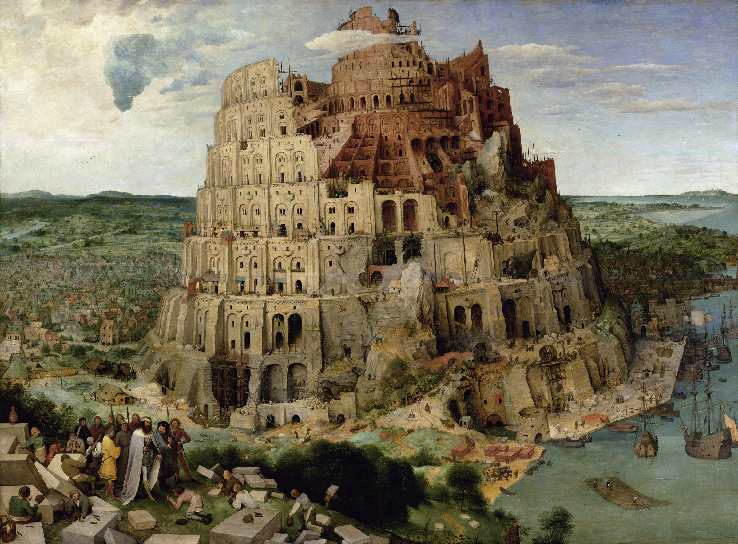 Turmbau zu Babel, Pieter Bruegel d. Ä., 1563