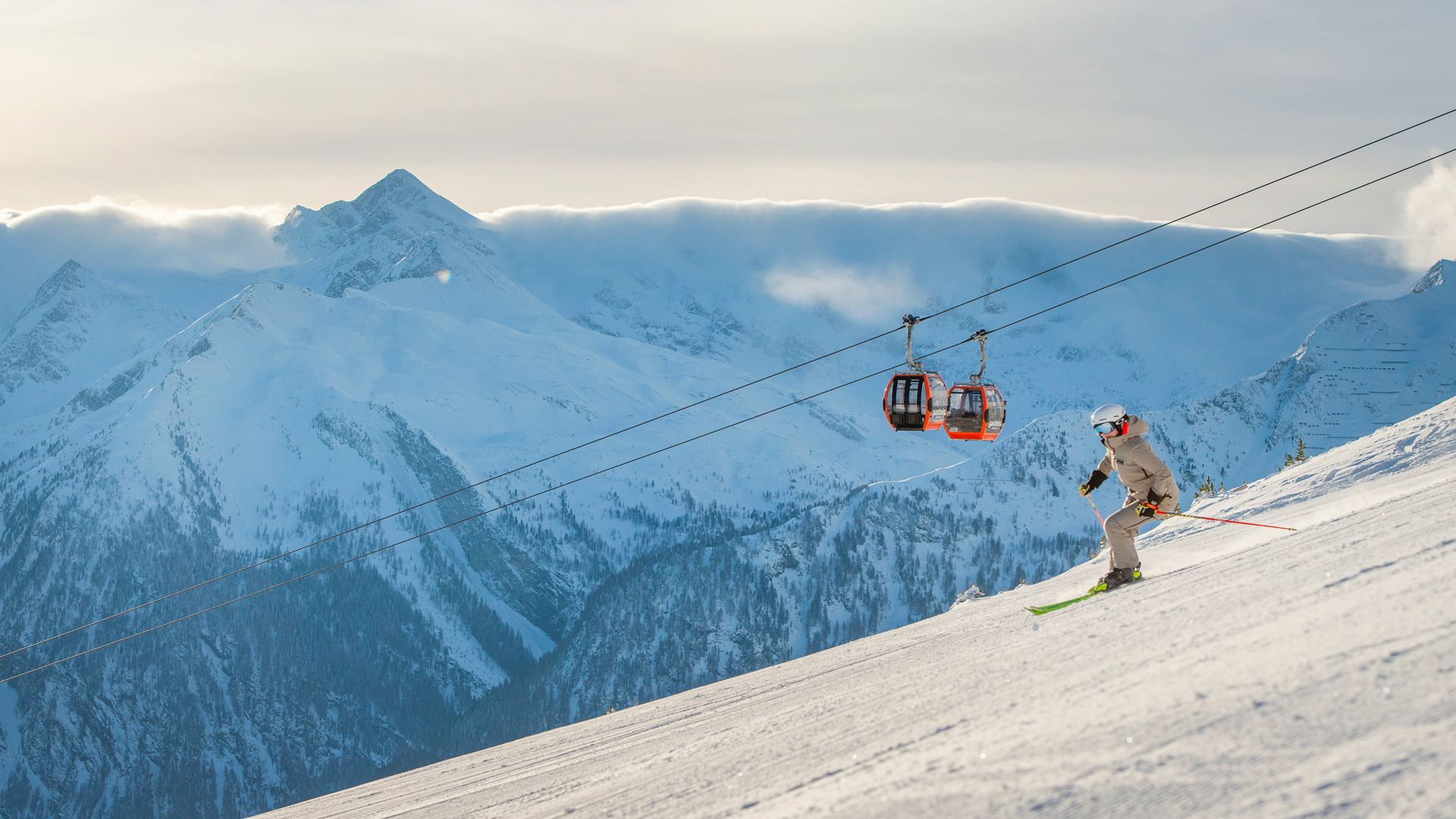 Skiing Stubnerkogel spring