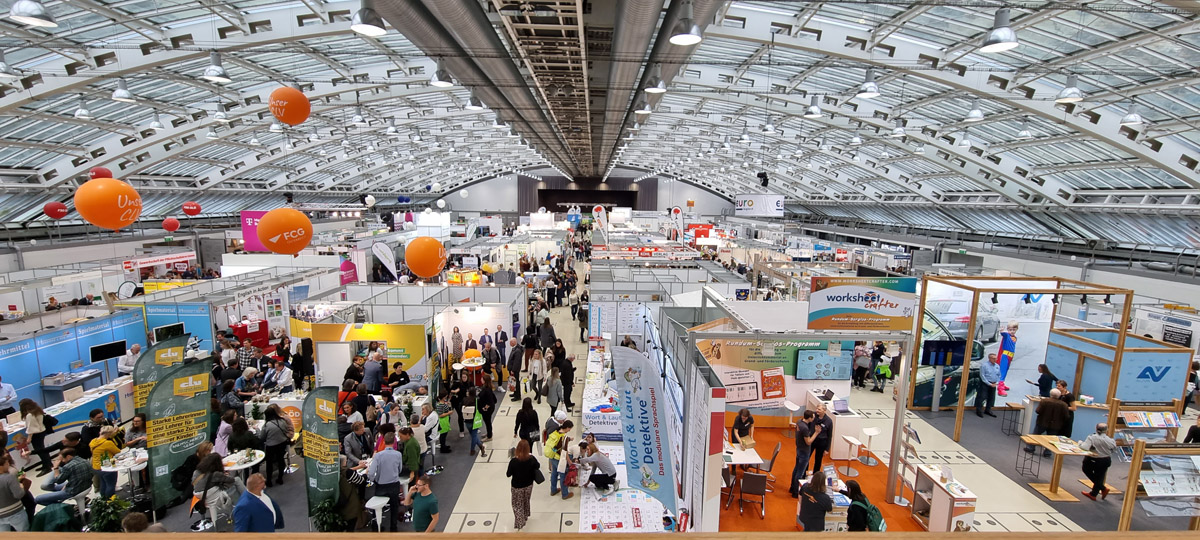 Überblick über die Messe von oben