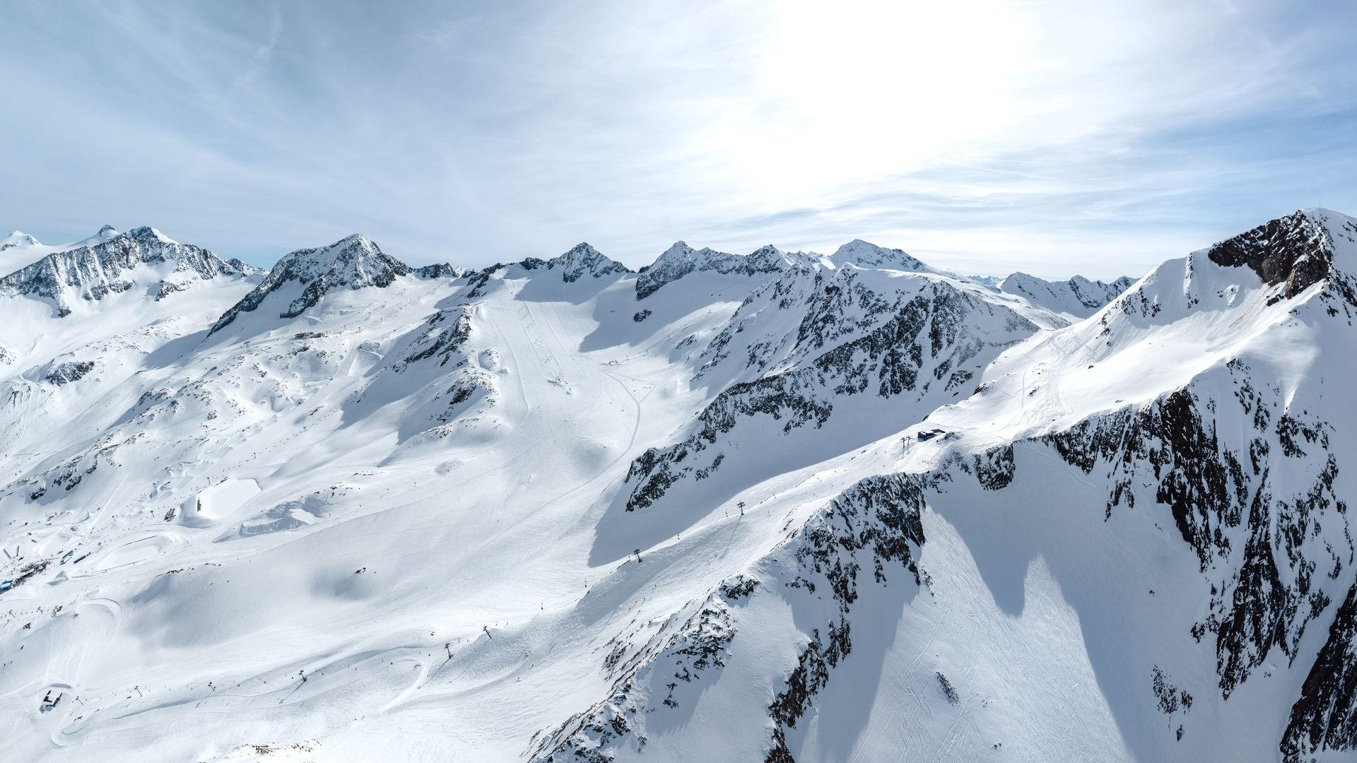 Skifahren Stubaier Gletscher