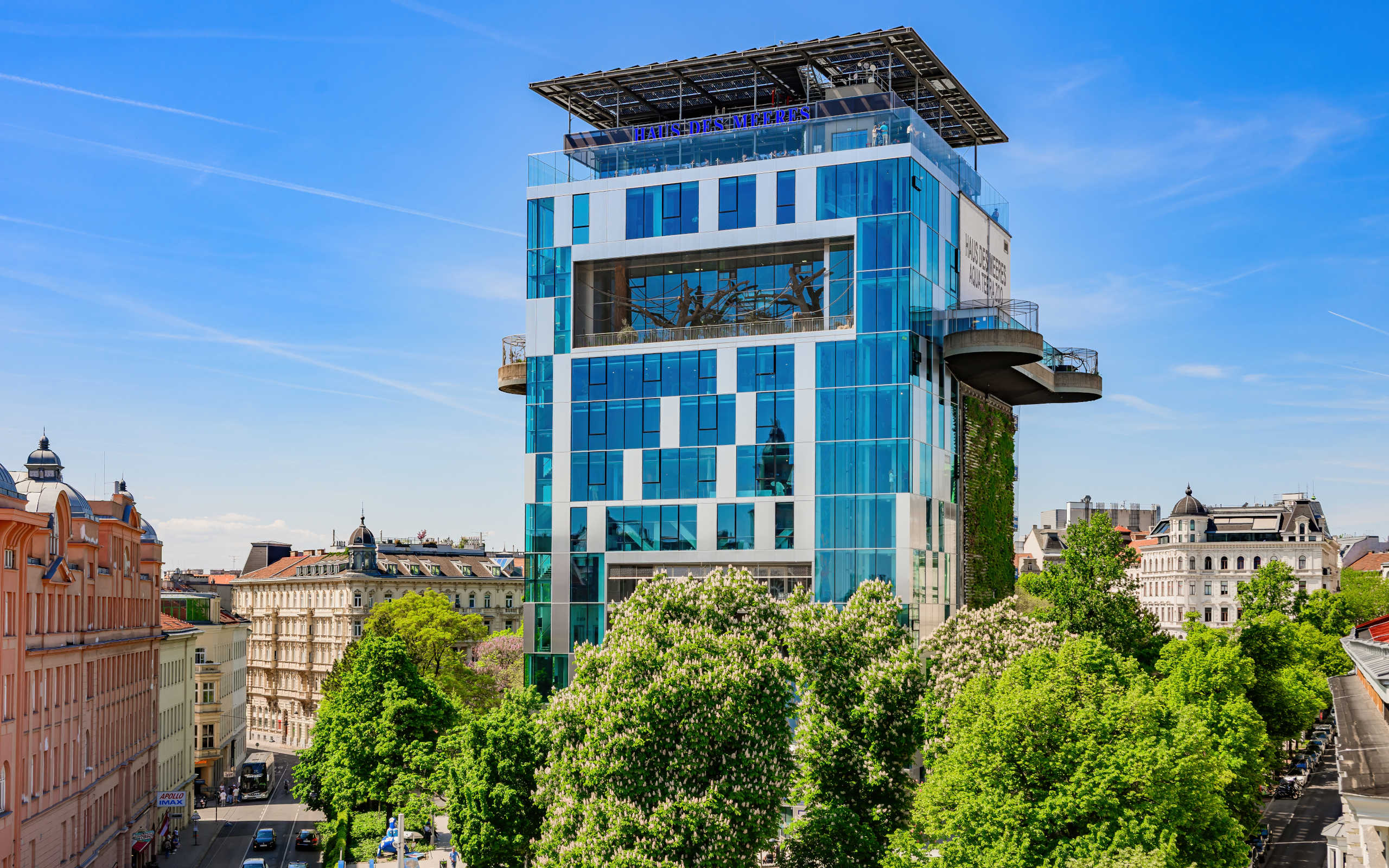 Exterior view by day